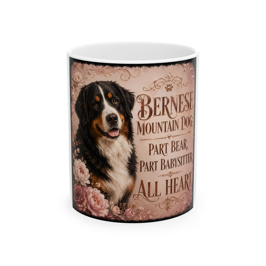 Bernese Mountain Dog Mug All Heart Dog Lover Gift ceramic mug