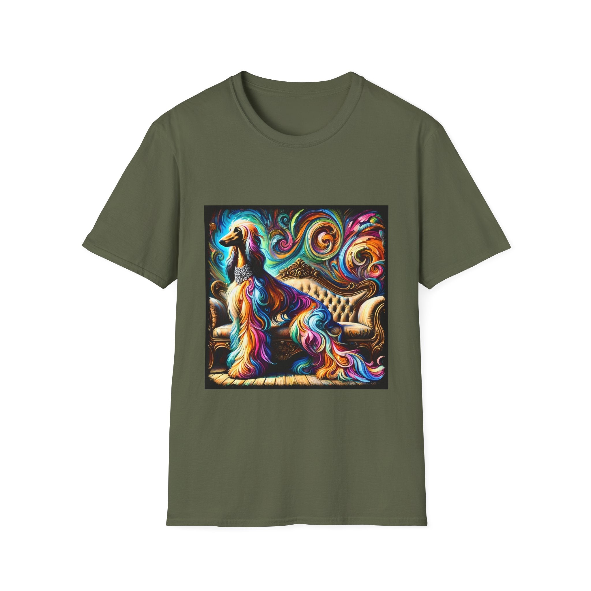 Afghan Hound Shirt | Bold Swirl Dog Lover Tee