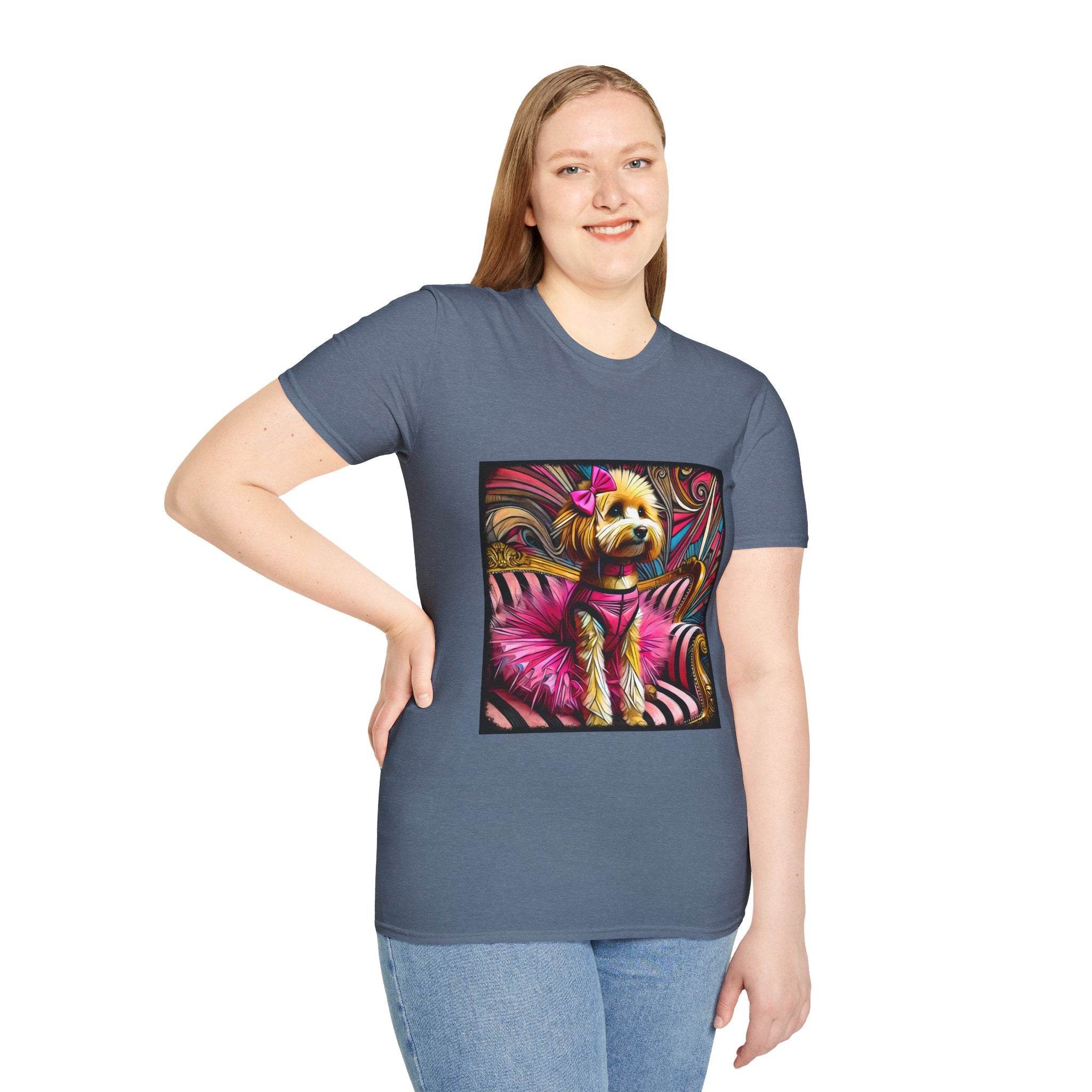 Goldendoodle Pink Rocker | Unisex Dog T-Shirt