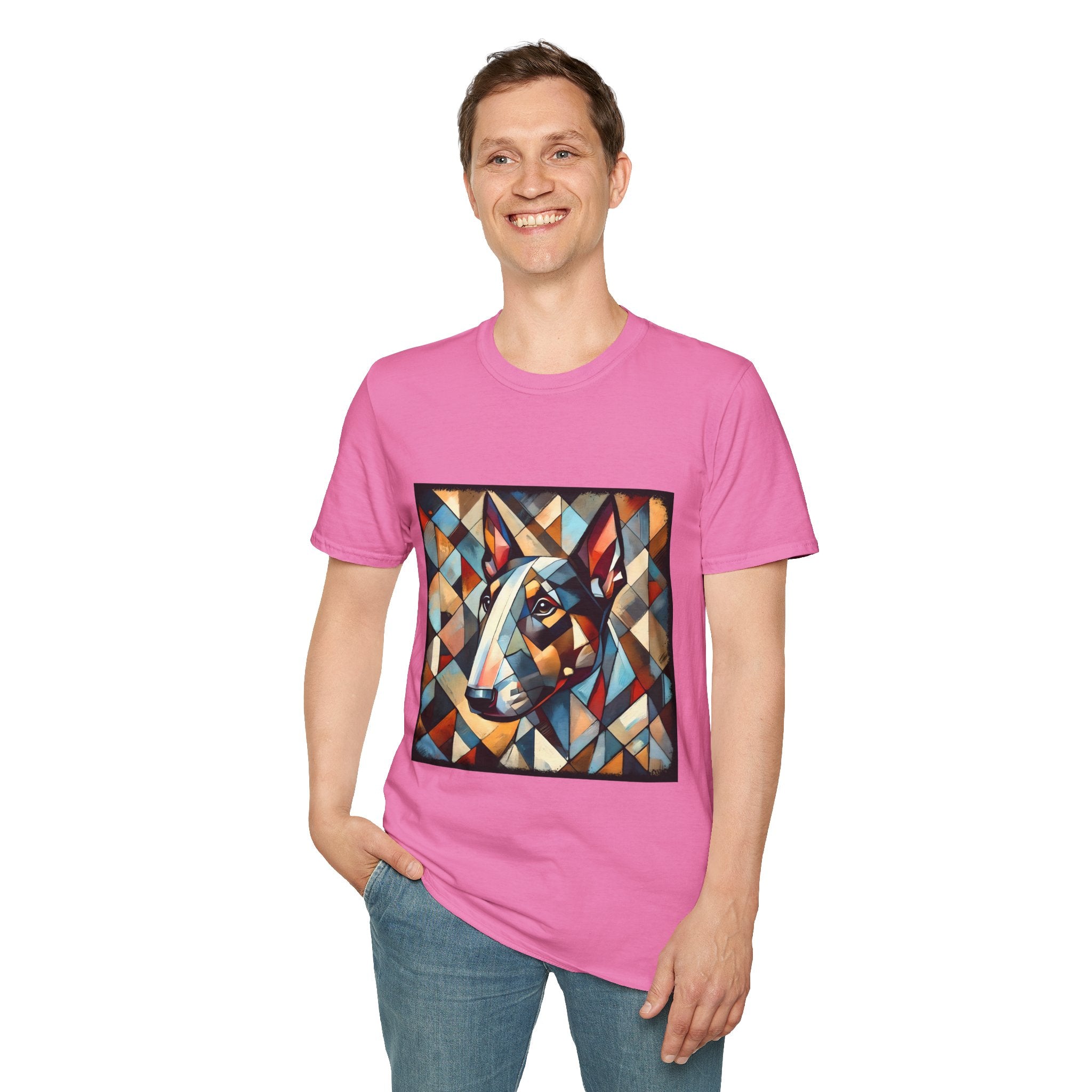 Bull Terrier Warm Geometric | Unisex Dog T-Shirt