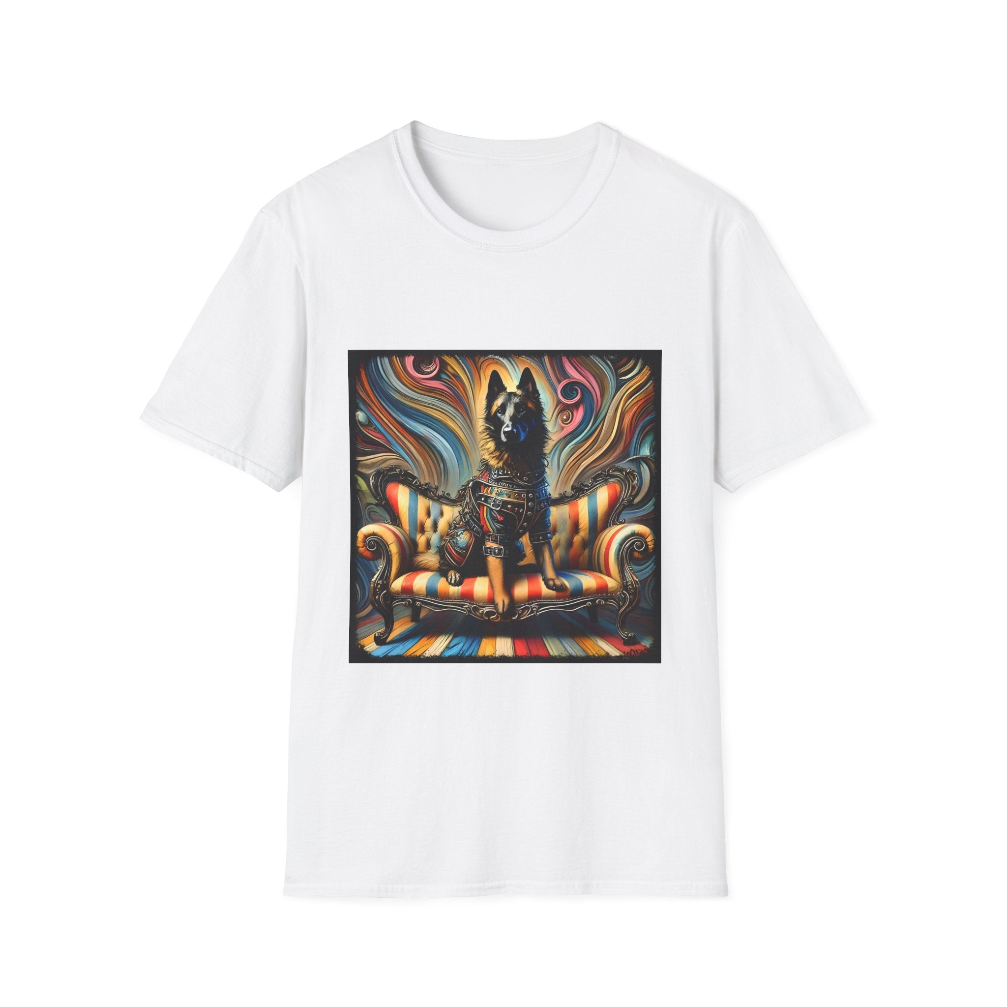 Belgian Malinois Vivid Rocker | Unisex Dog T-Shirt
