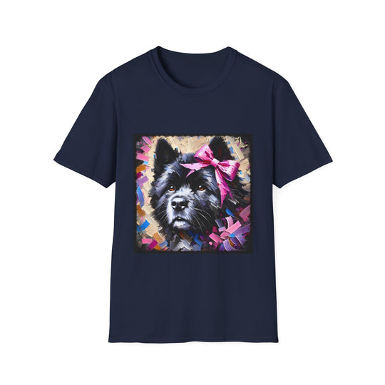Akita Beautiful Classic design dog lover unisex t-shirt in navy