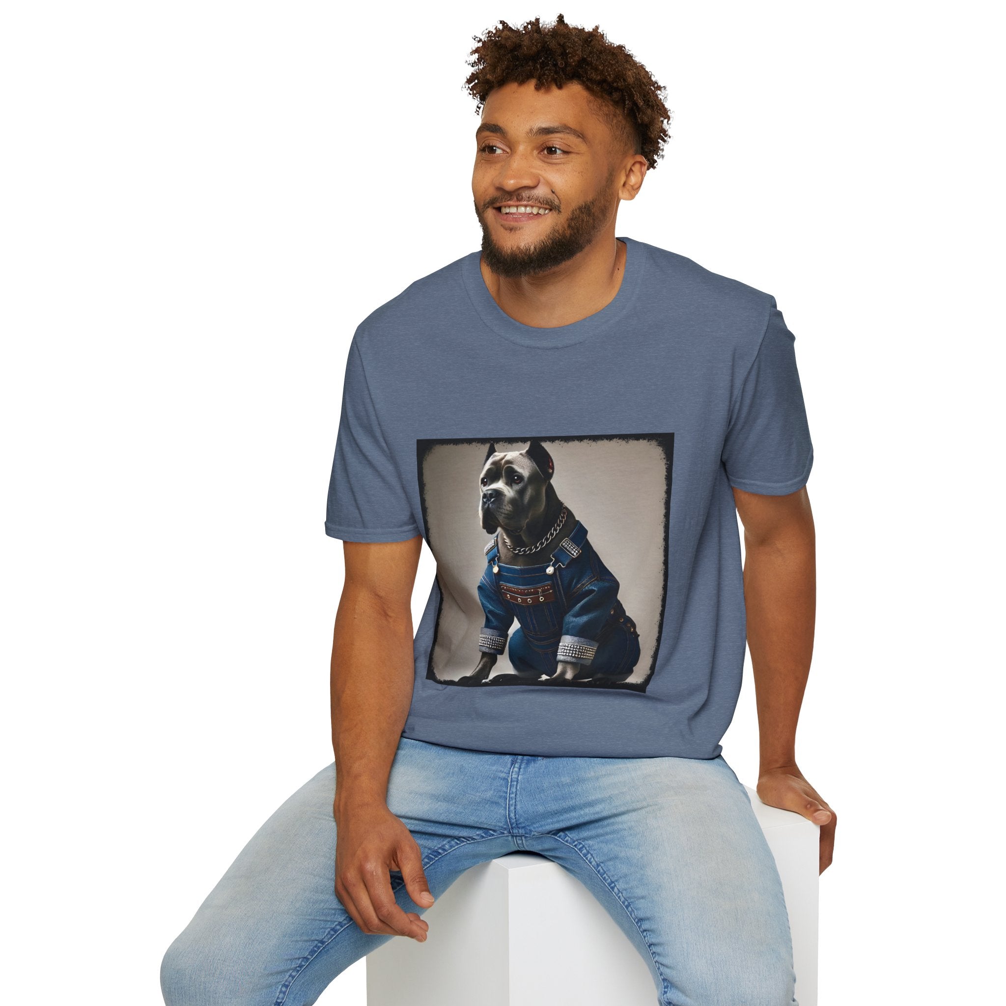 Cane Corso Denim & Diamonds | Unisex Dog T-Shirt