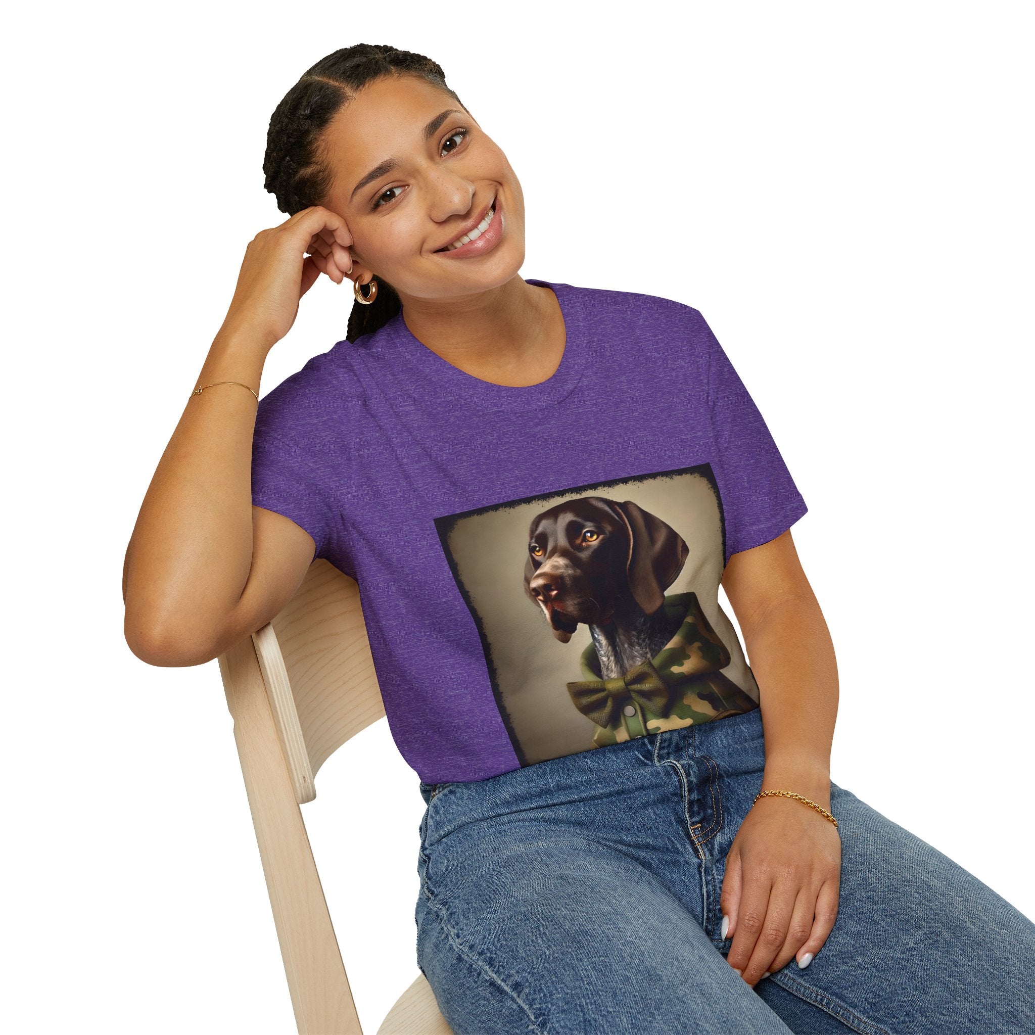 German Shorthaired Pointer Camo Cutie II | Unisex Dog T-Shirt