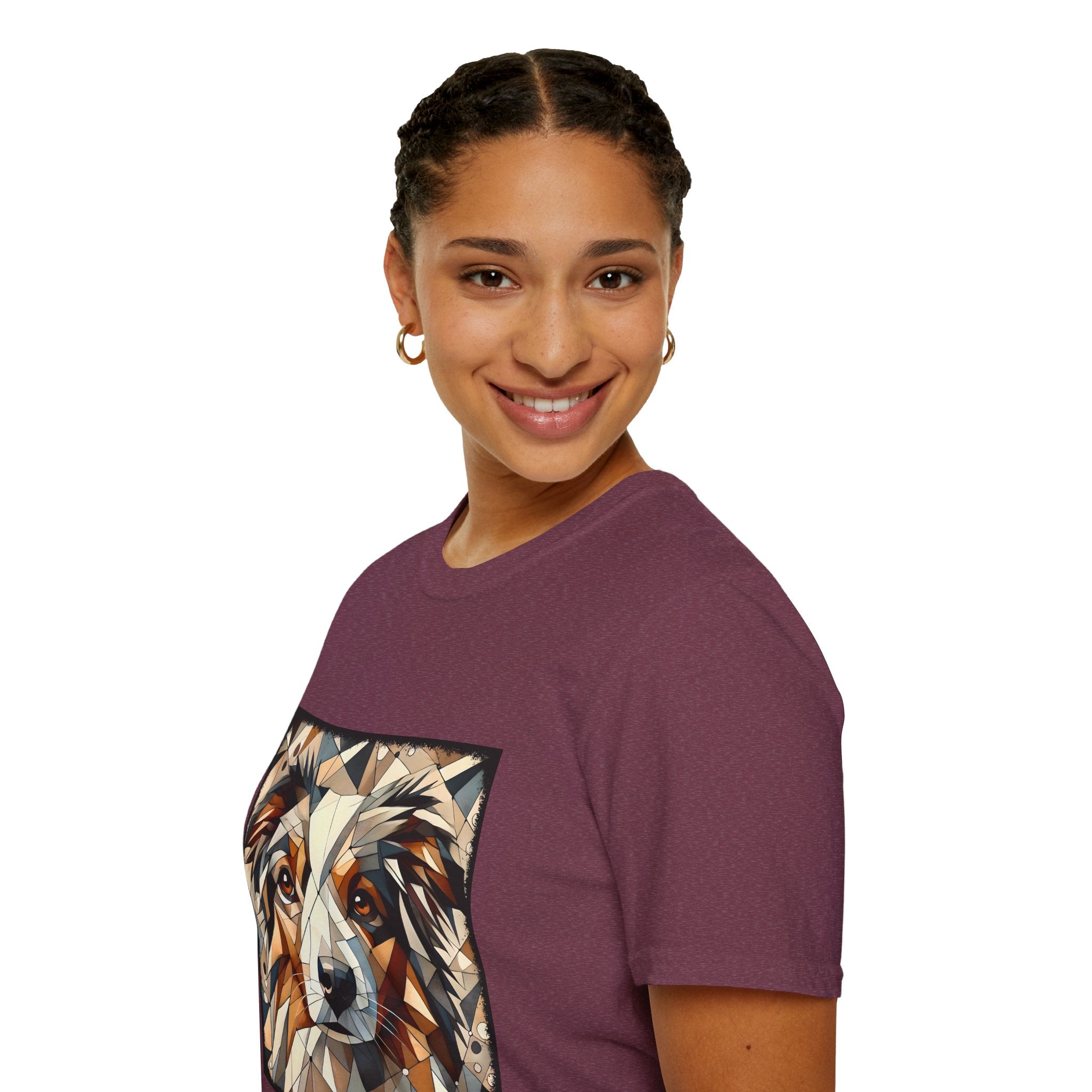Australian Shepherd Warm Geometric | Unisex Dog T-Shirt