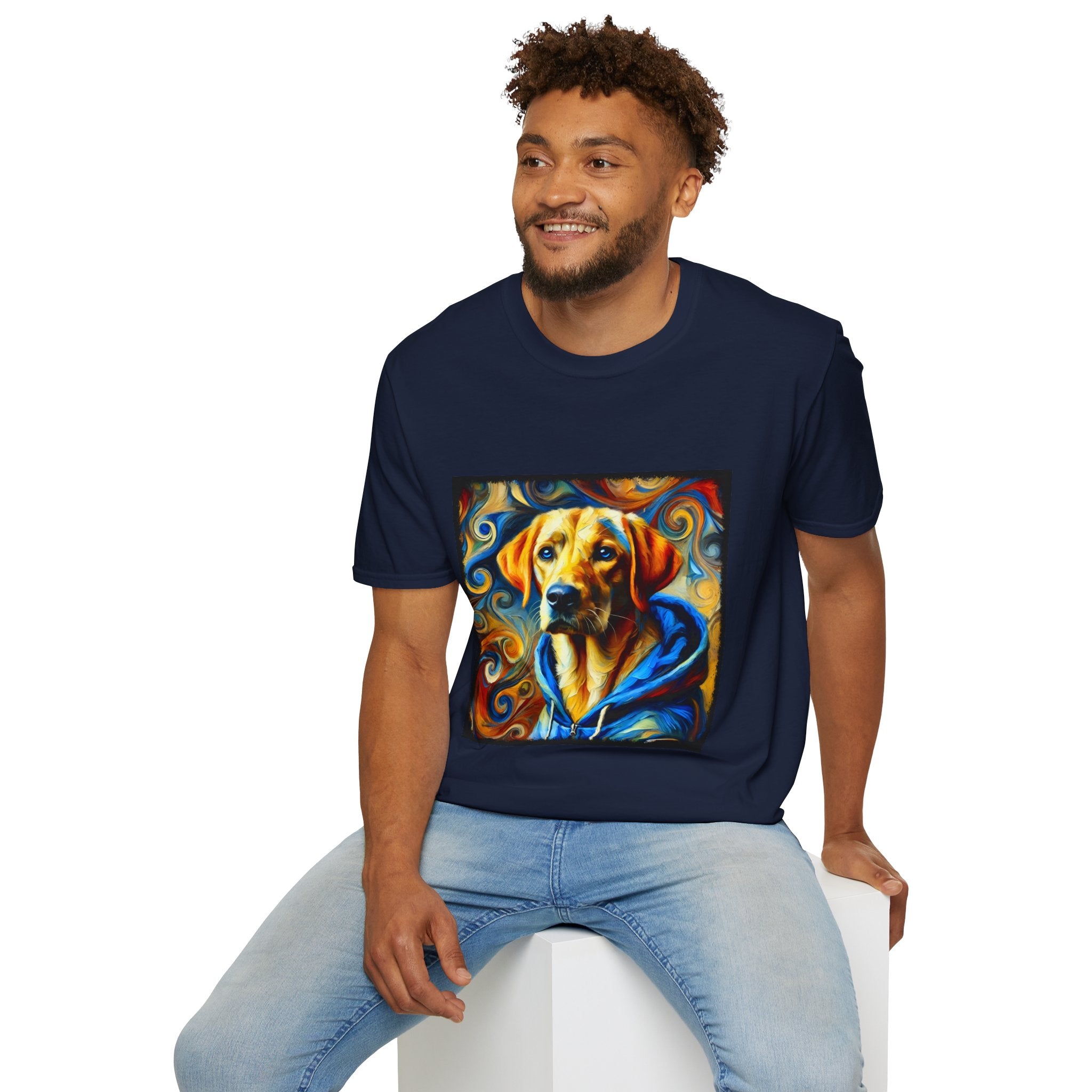 Labrador Retriever Street Swirl | Unisex Dog T-Shirt