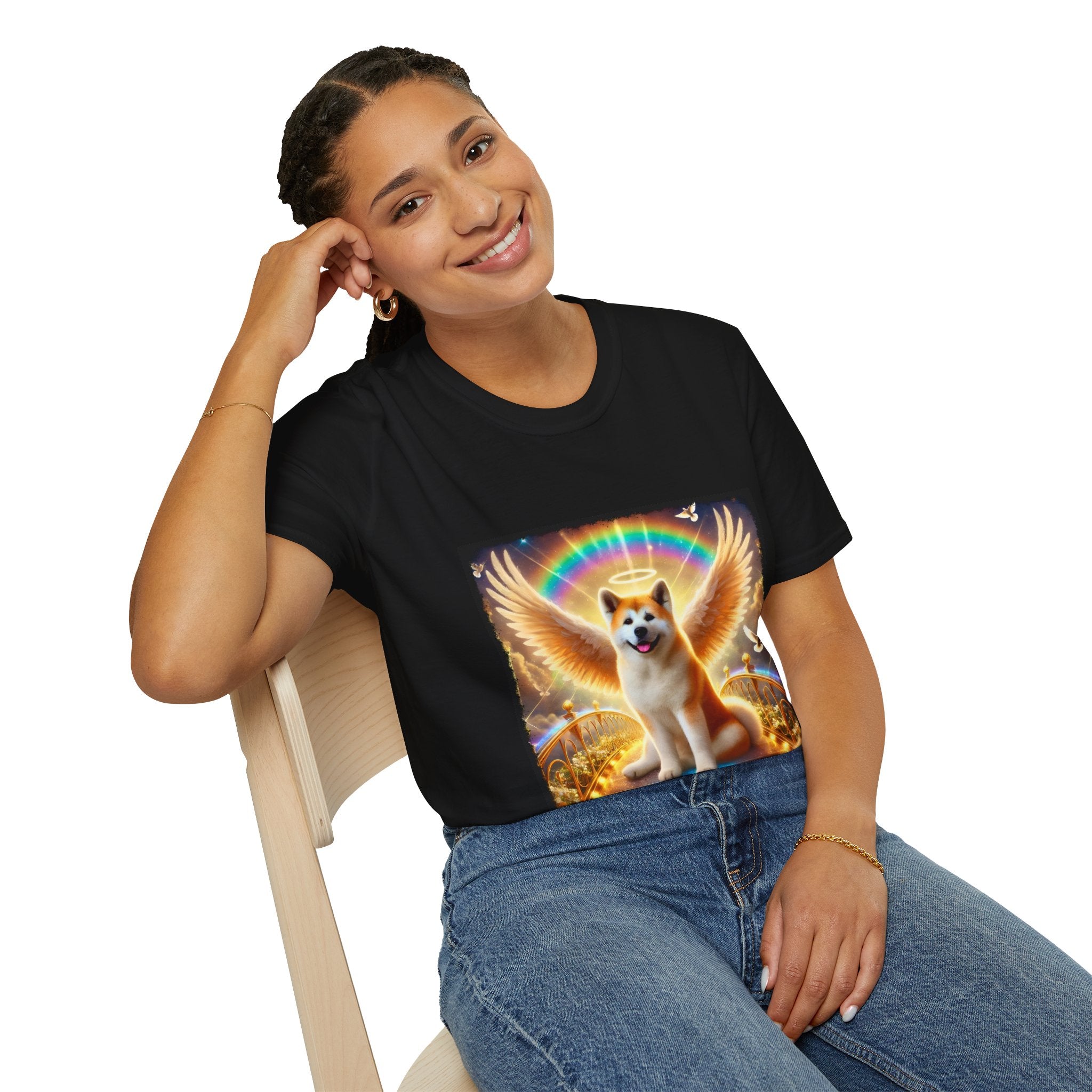 Akita Shirt | Rainbow Bridge Dog Lover Tee