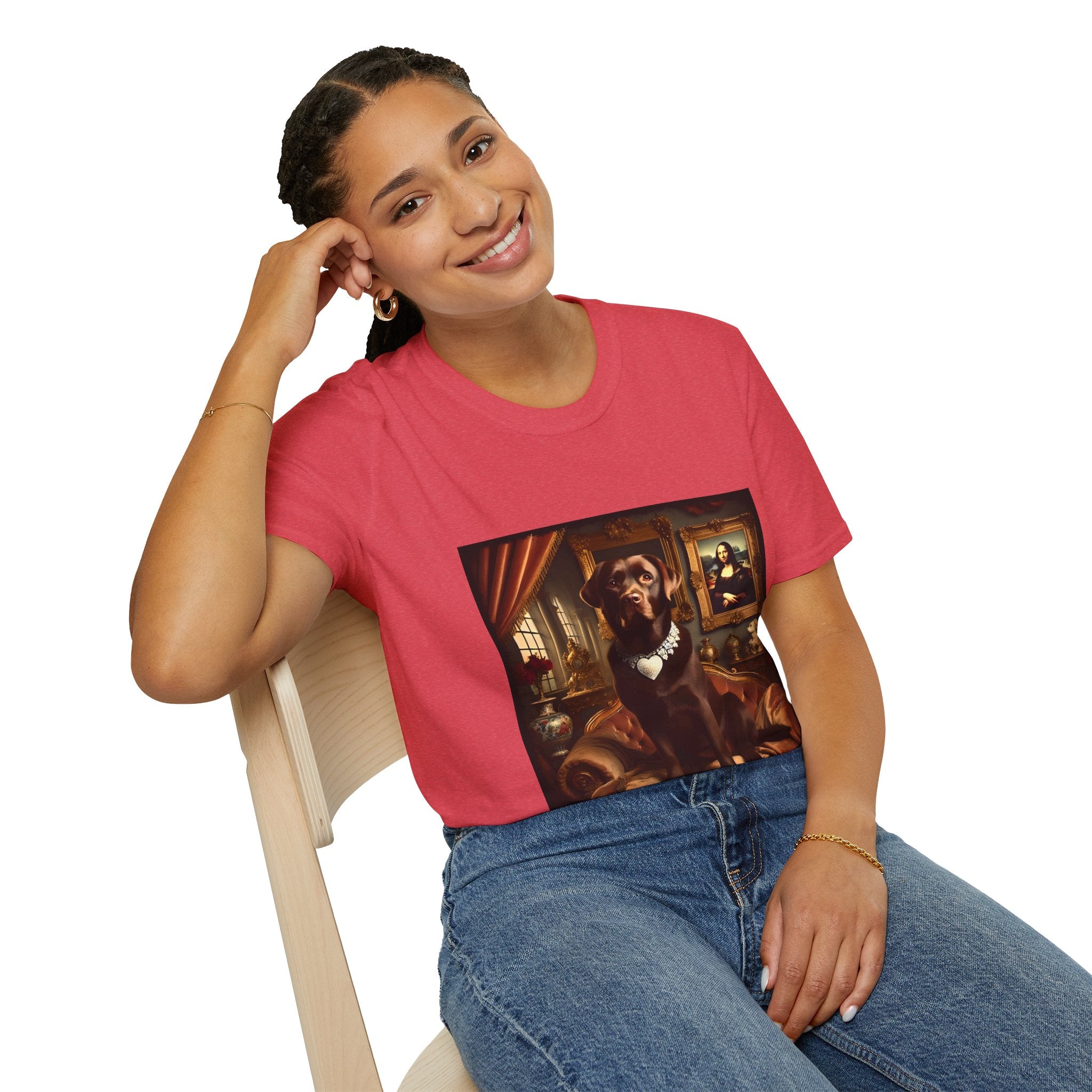 Labrador Retriever Heart Diamond Duchess | Unisex Dog T-Shirt
