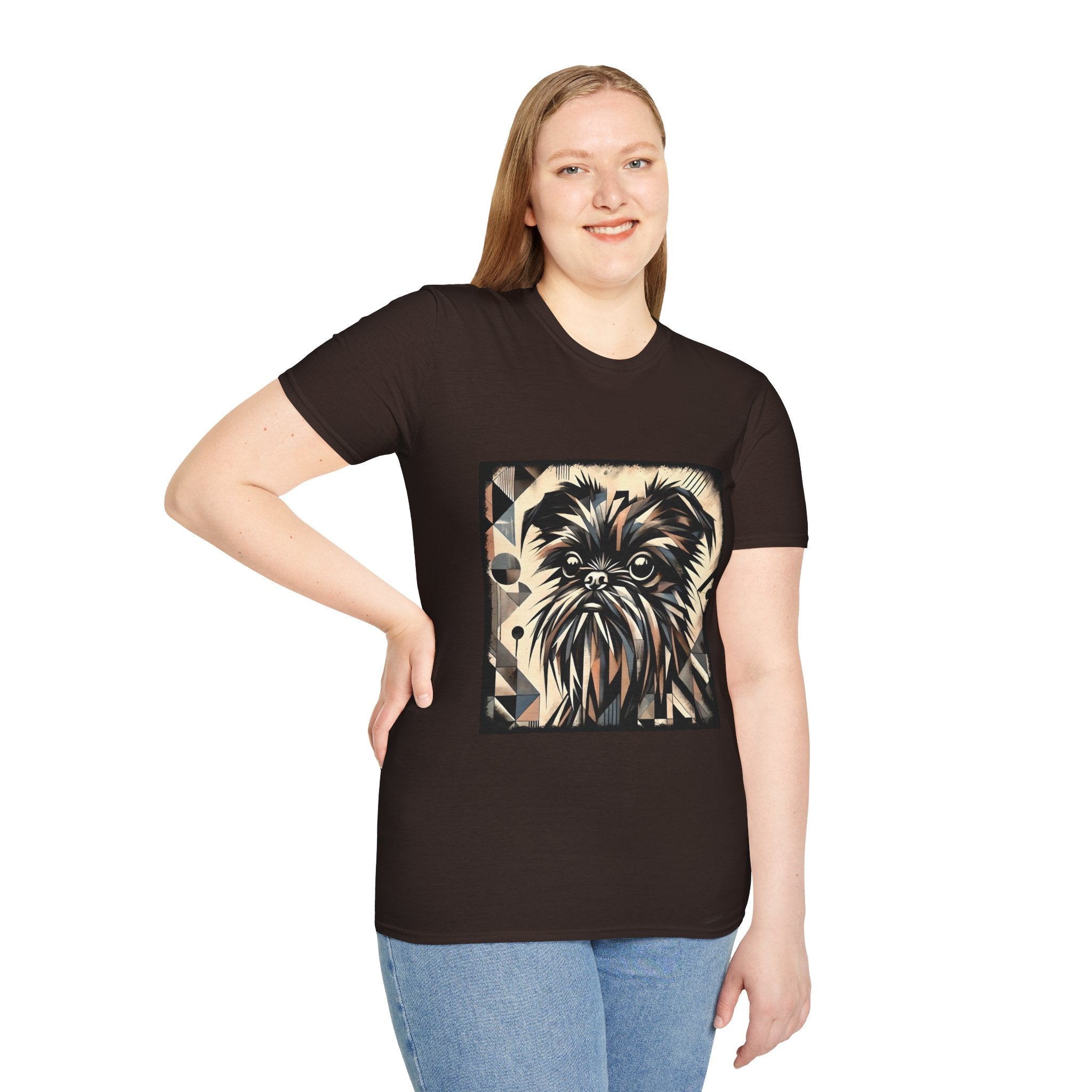 Brussels Griffon Bold Geometric | Unisex Dog T-Shirt