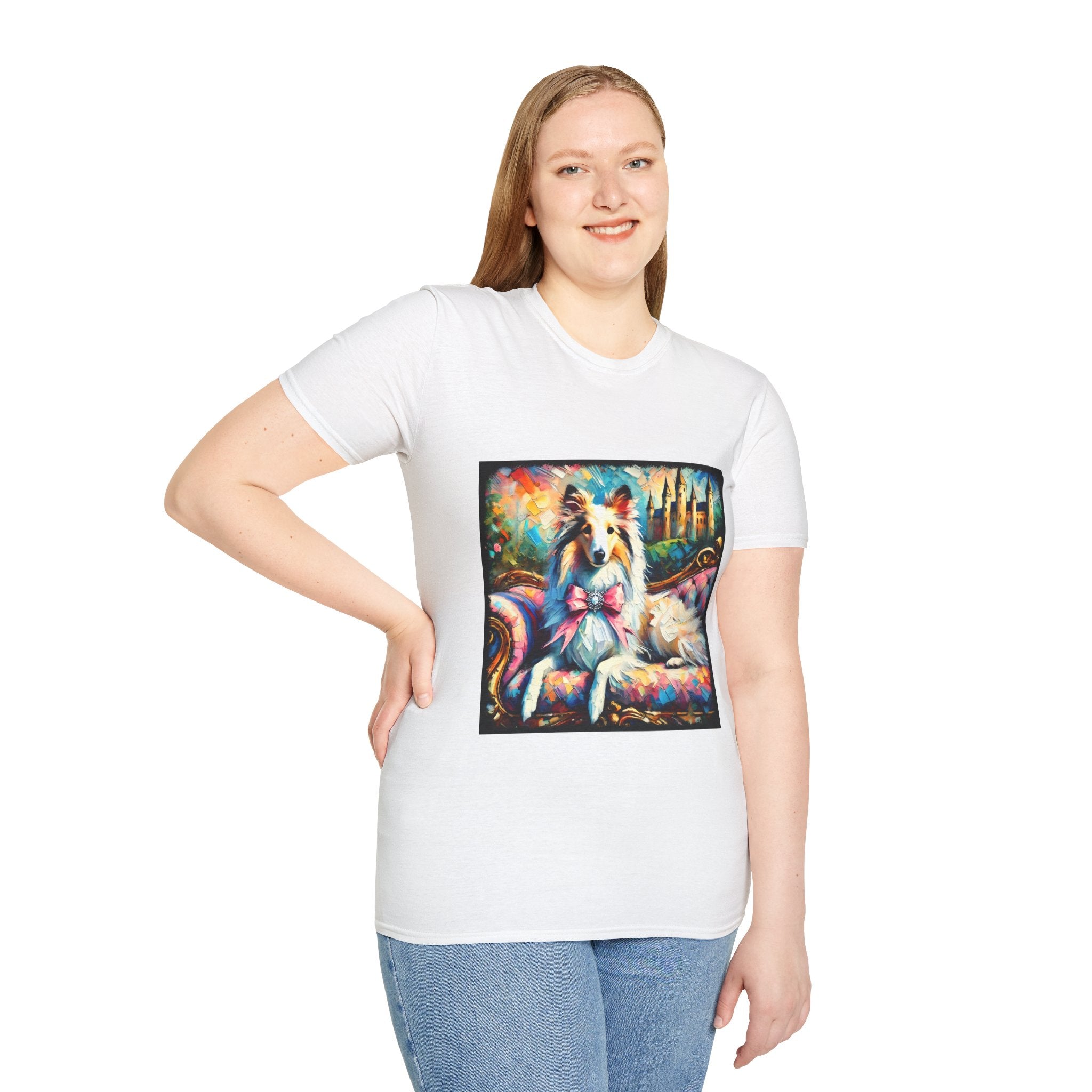 Collie Diamond Princess Classic | Unisex Dog T-Shirt