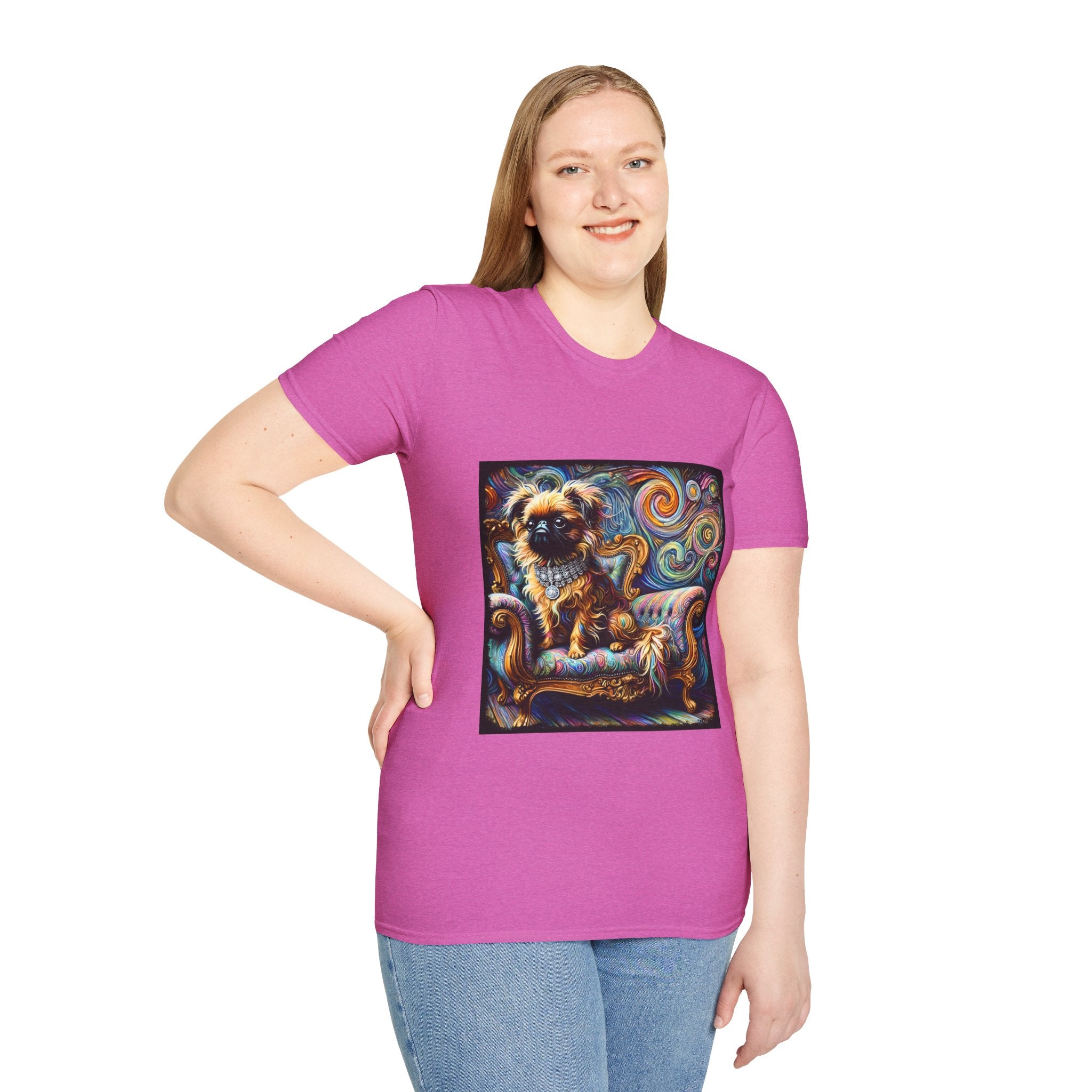 Brussels Griffon Diamond Swirl | Unisex Dog T-Shirt