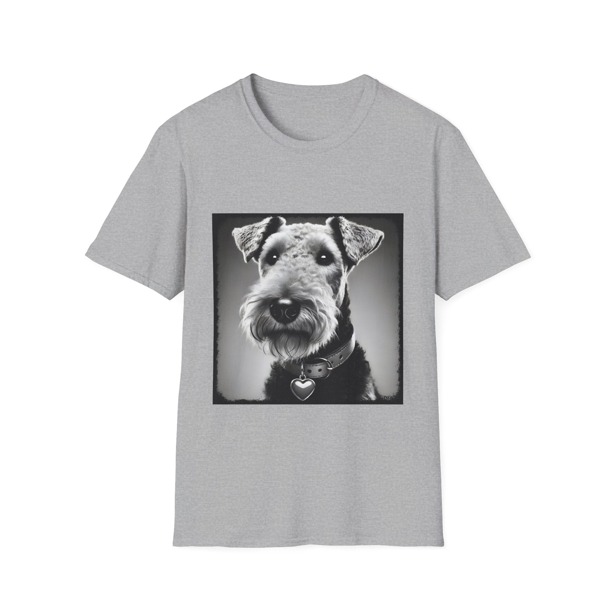 Airedale Terrier Shirt | Heart Charm Dog Lover Tee