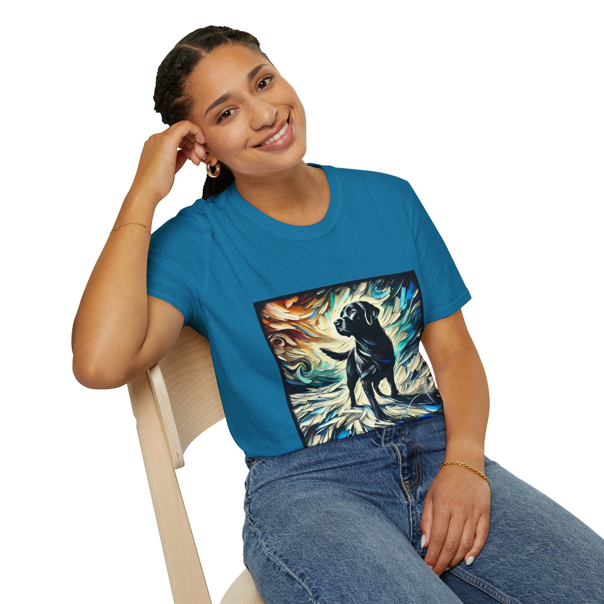 Labrador Retriever Snow Swirl | Unisex Dog T-Shirt