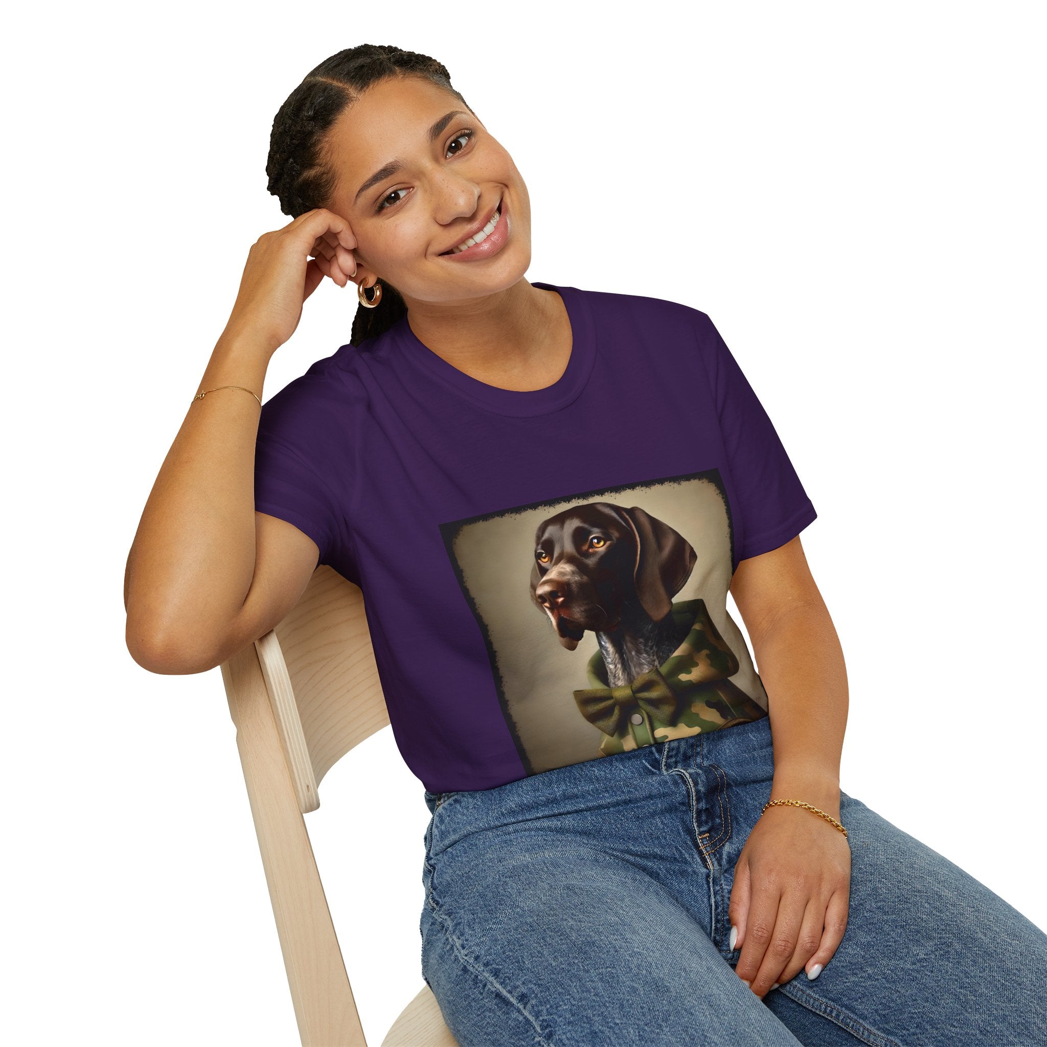 German Shorthaired Pointer Camo Cutie II | Unisex Dog T-Shirt