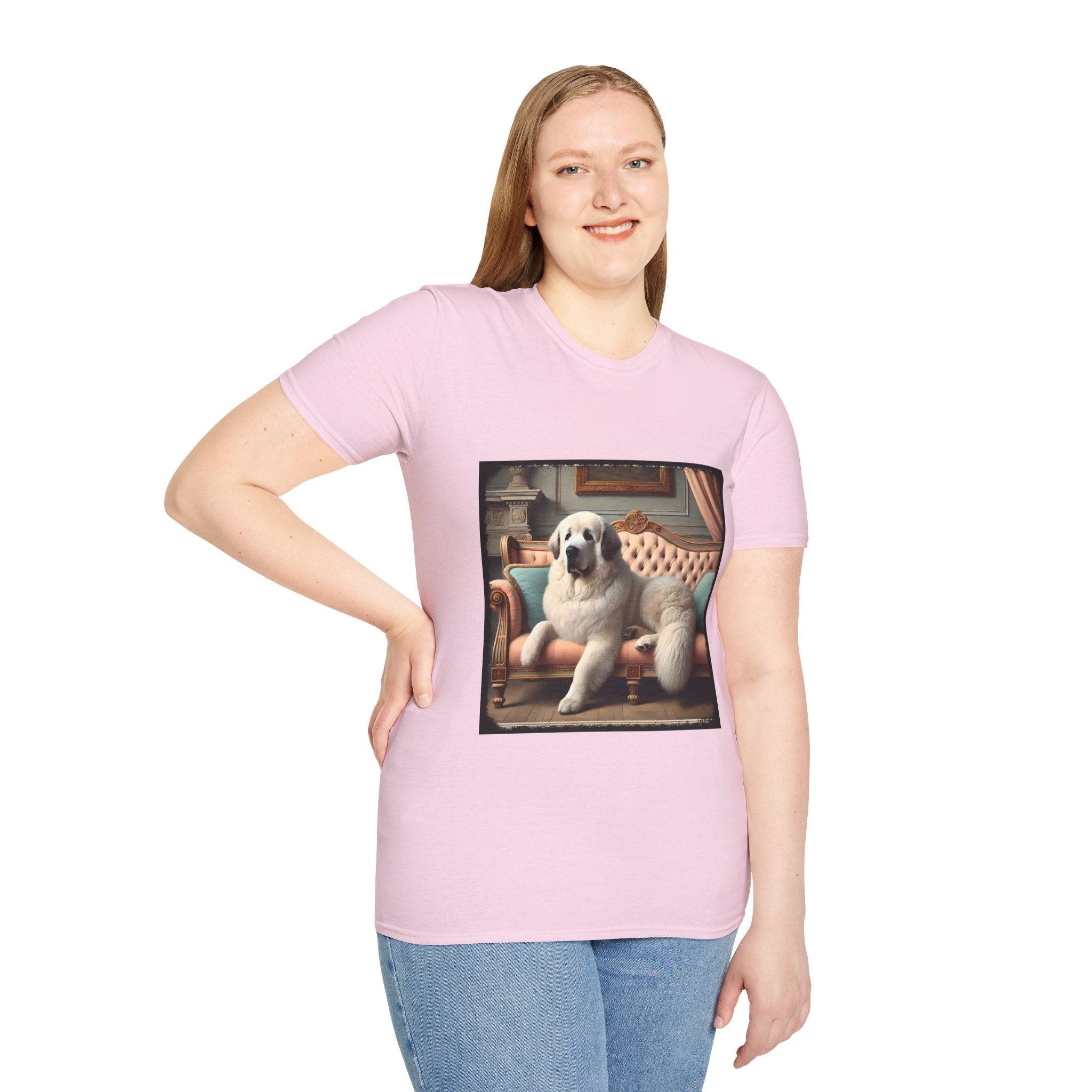 Great Pyrenees Poised Portrait | Unisex Dog T-Shirt