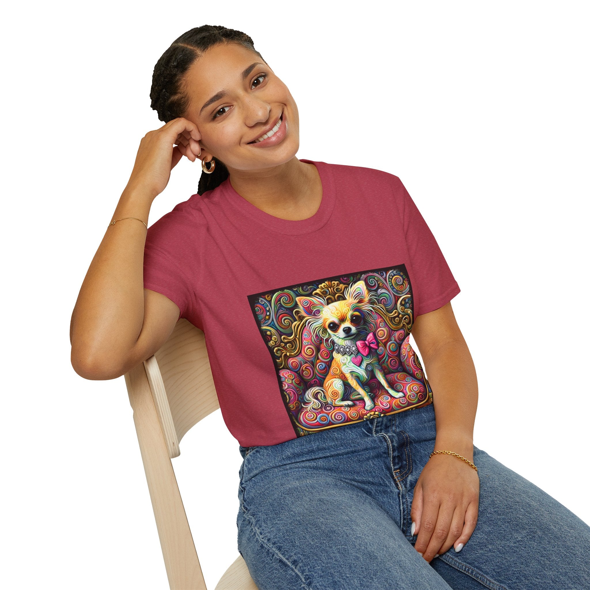 Chihuahua Love Swirl | Unisex Dog T-Shirt
