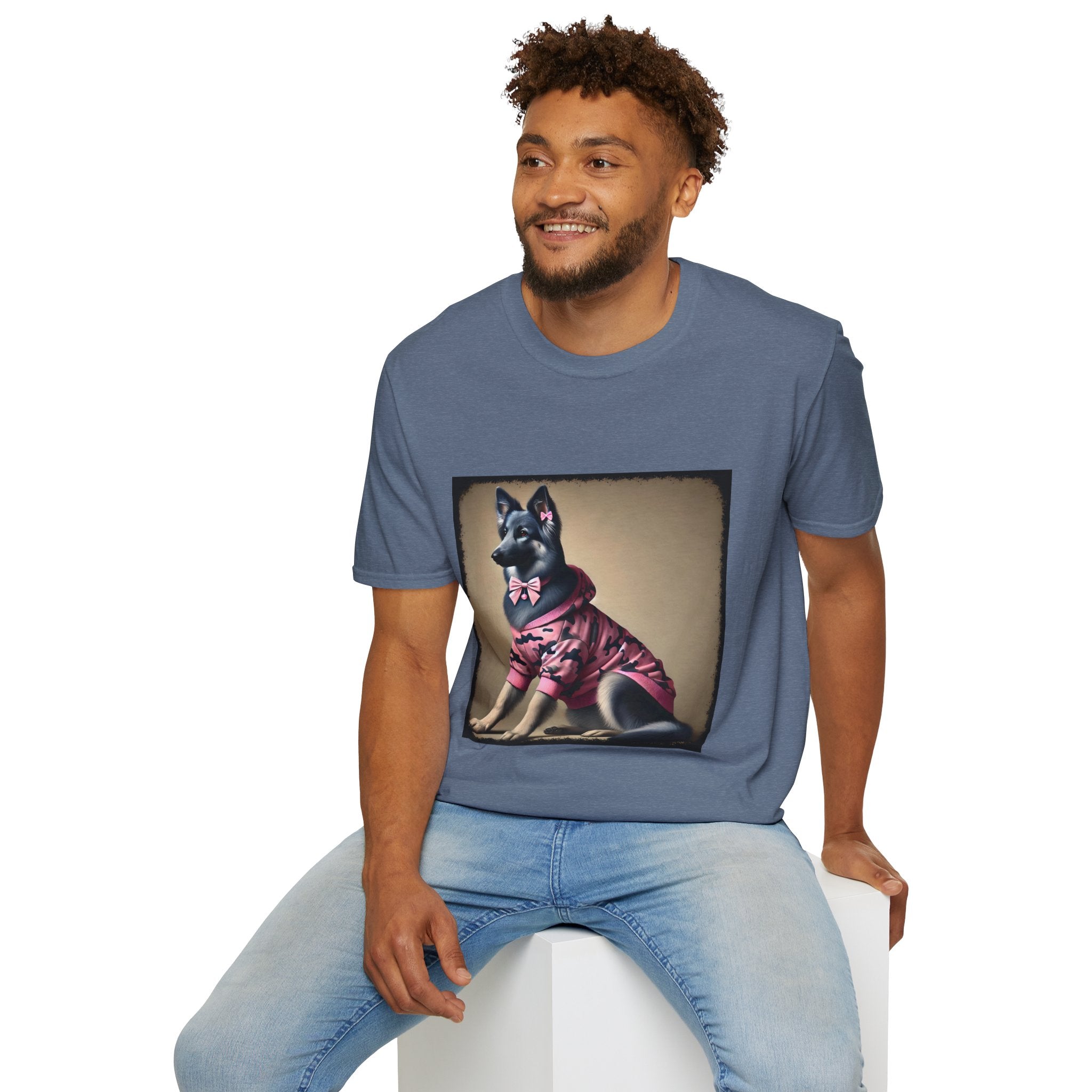 German Shepherd Camo Cutie | Unisex Dog T-Shirt