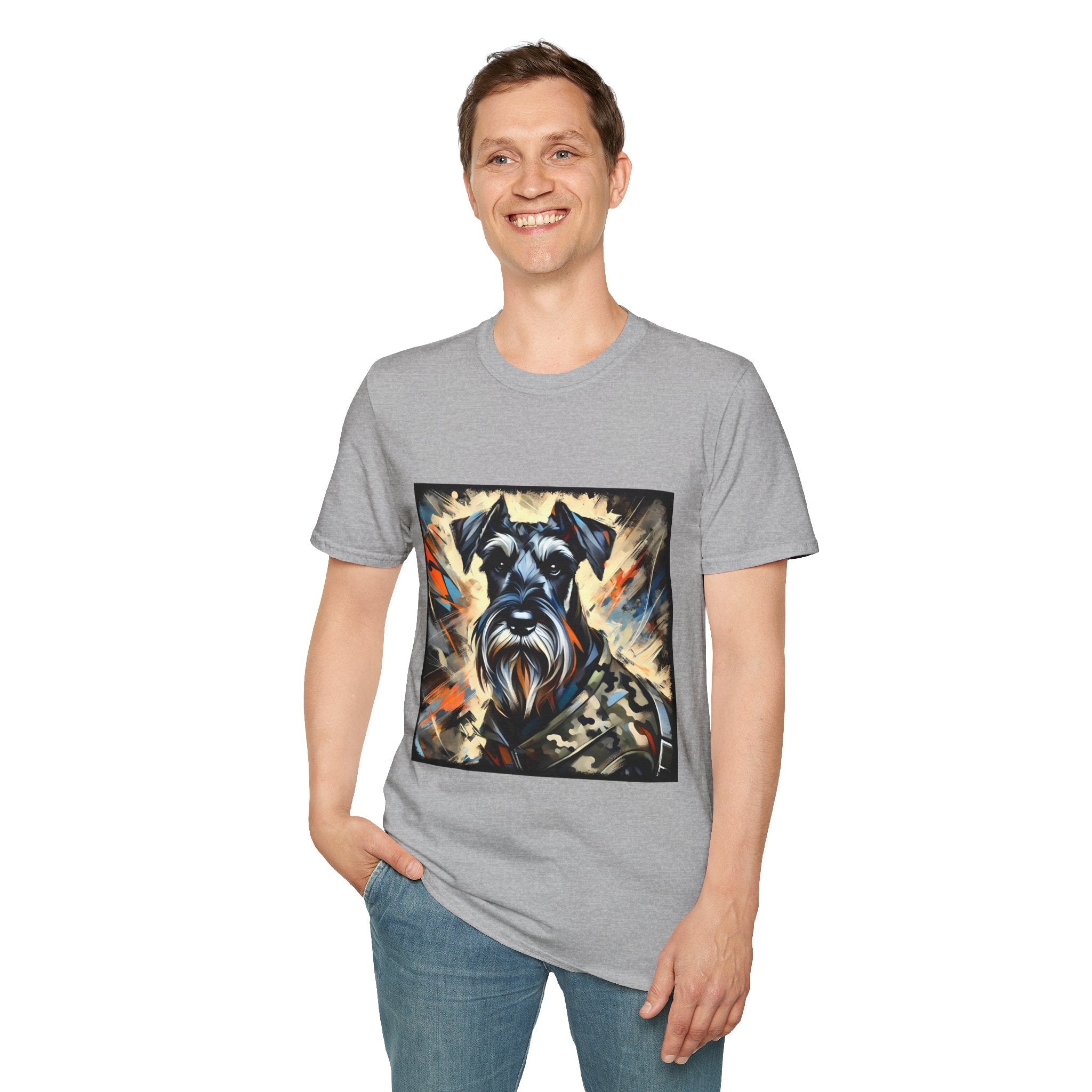 Schnauzer Bold Armor Classic | Unisex Dog T-Shirt