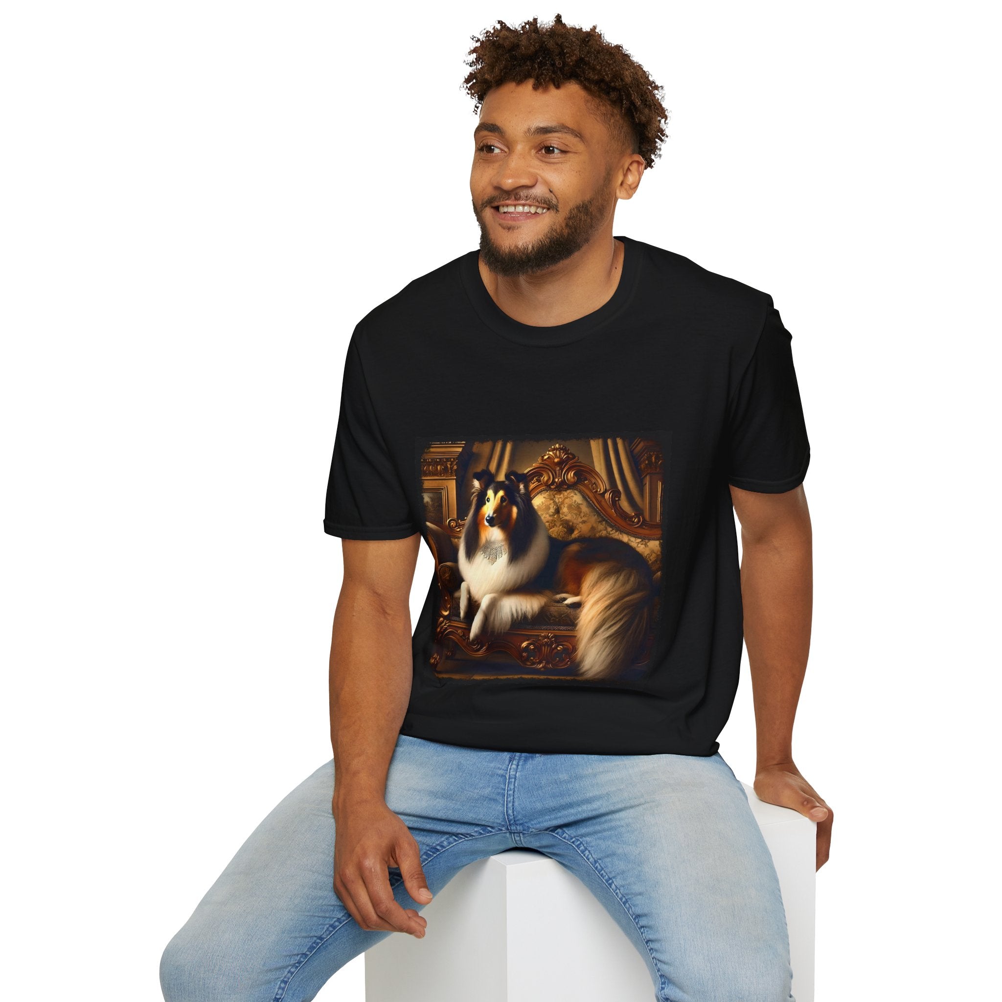 Collie Posh Princess | Unisex Dog T-Shirt