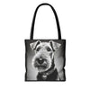 Airedale Terrier Tote Bag | Heart Charm Dog Lover Gift