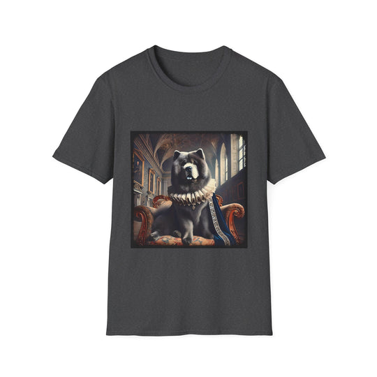 Chow Chow Blue Royal design dog lover unisex t-shirt in dark heather
