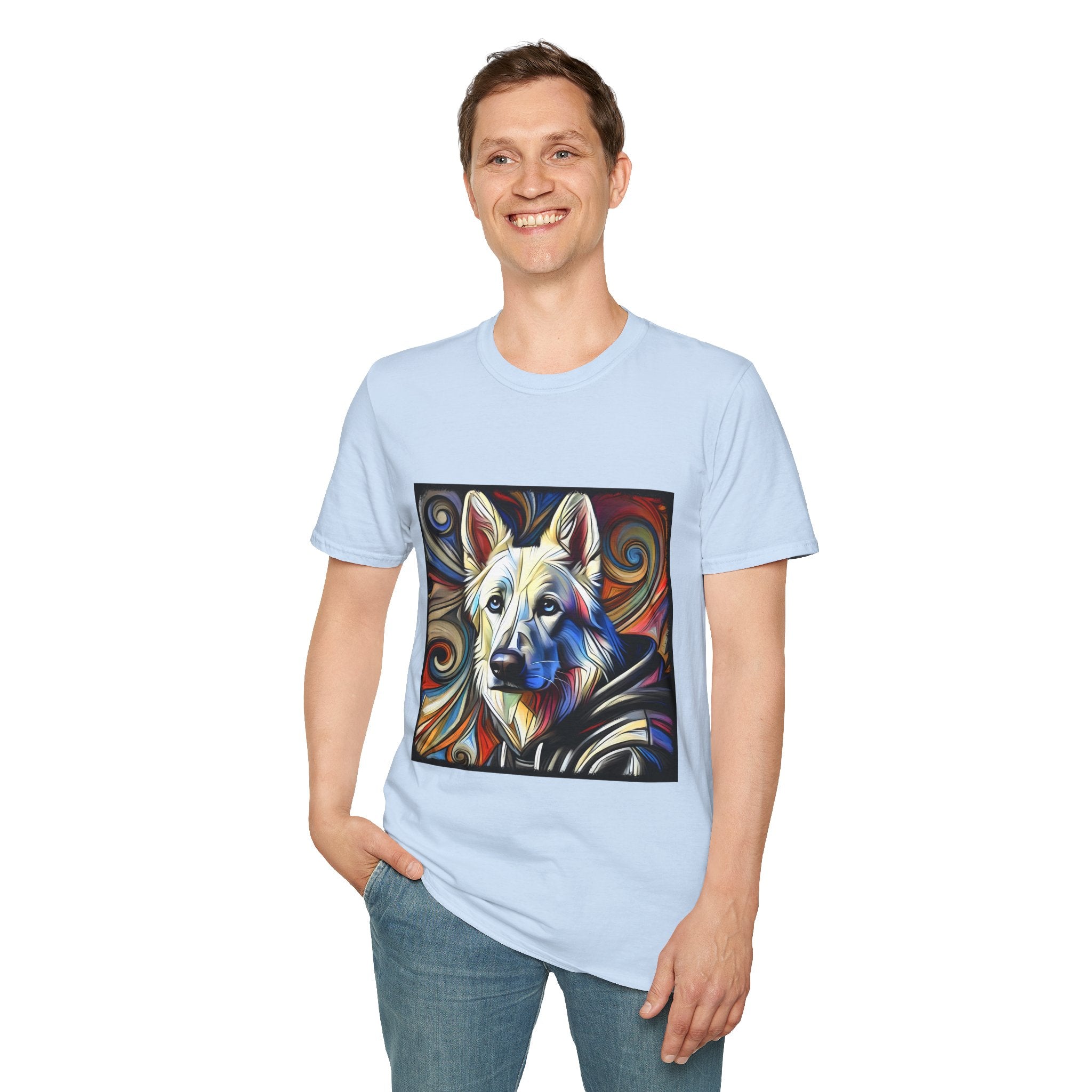 German Shepherd Hoodie Swirl | Unisex Dog T-Shirt