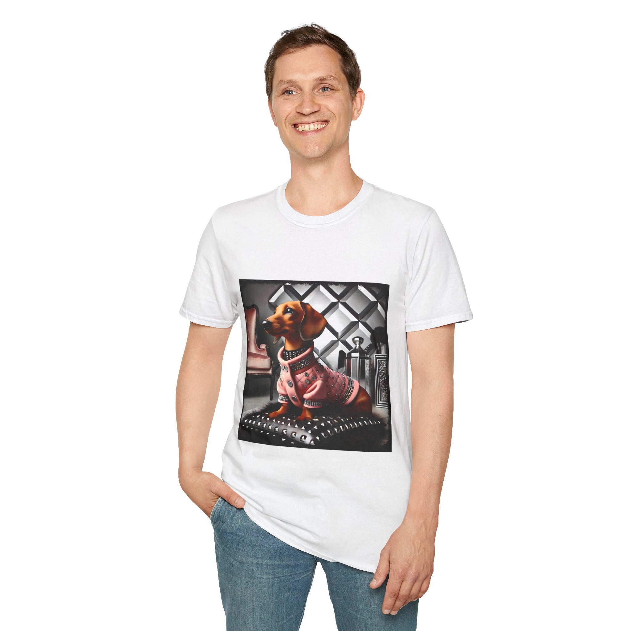 Dachshund Glam Icon | Unisex Dog T-Shirt