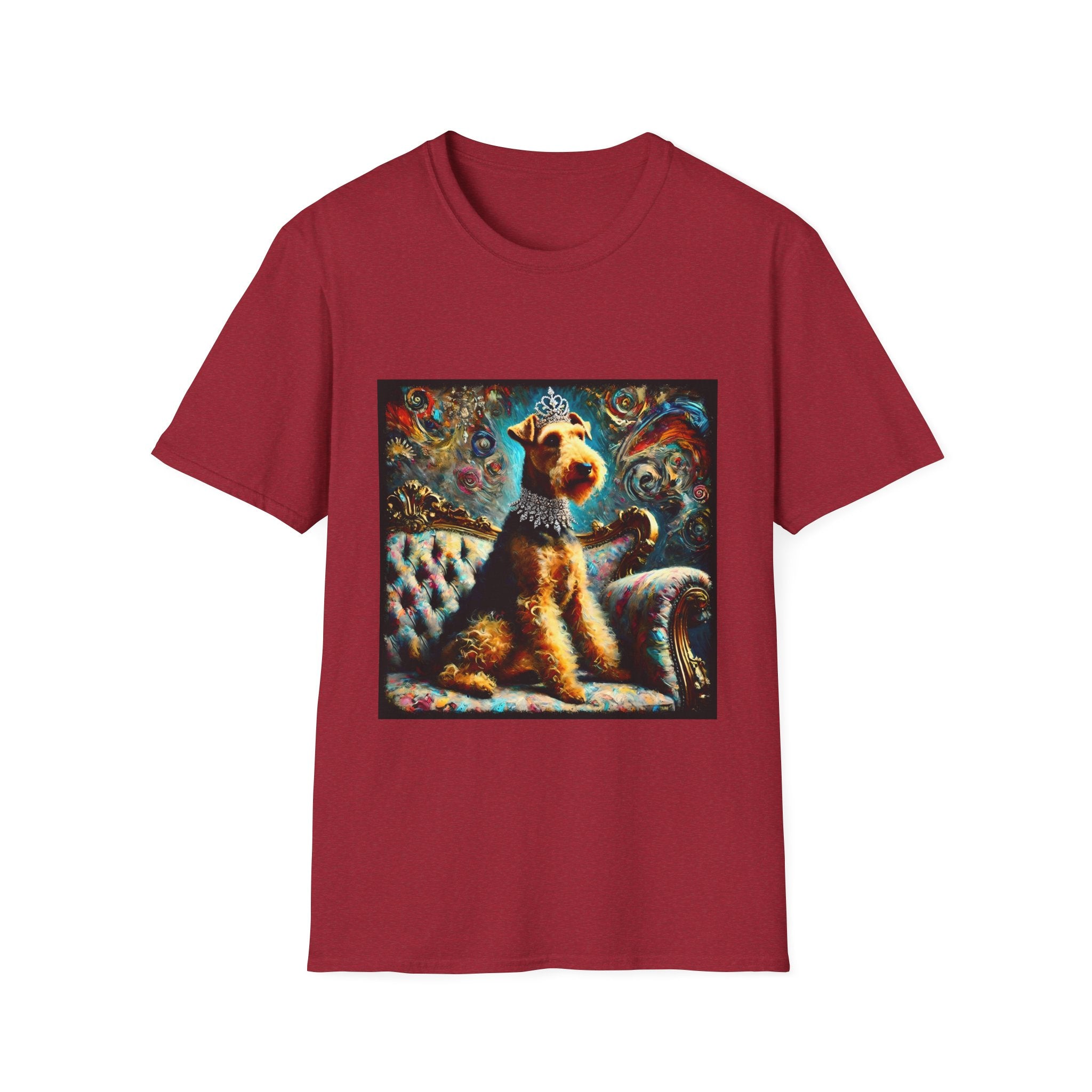 Airedale Terrier Shirt | Diamond Princess Swirl Dog Lover Tee