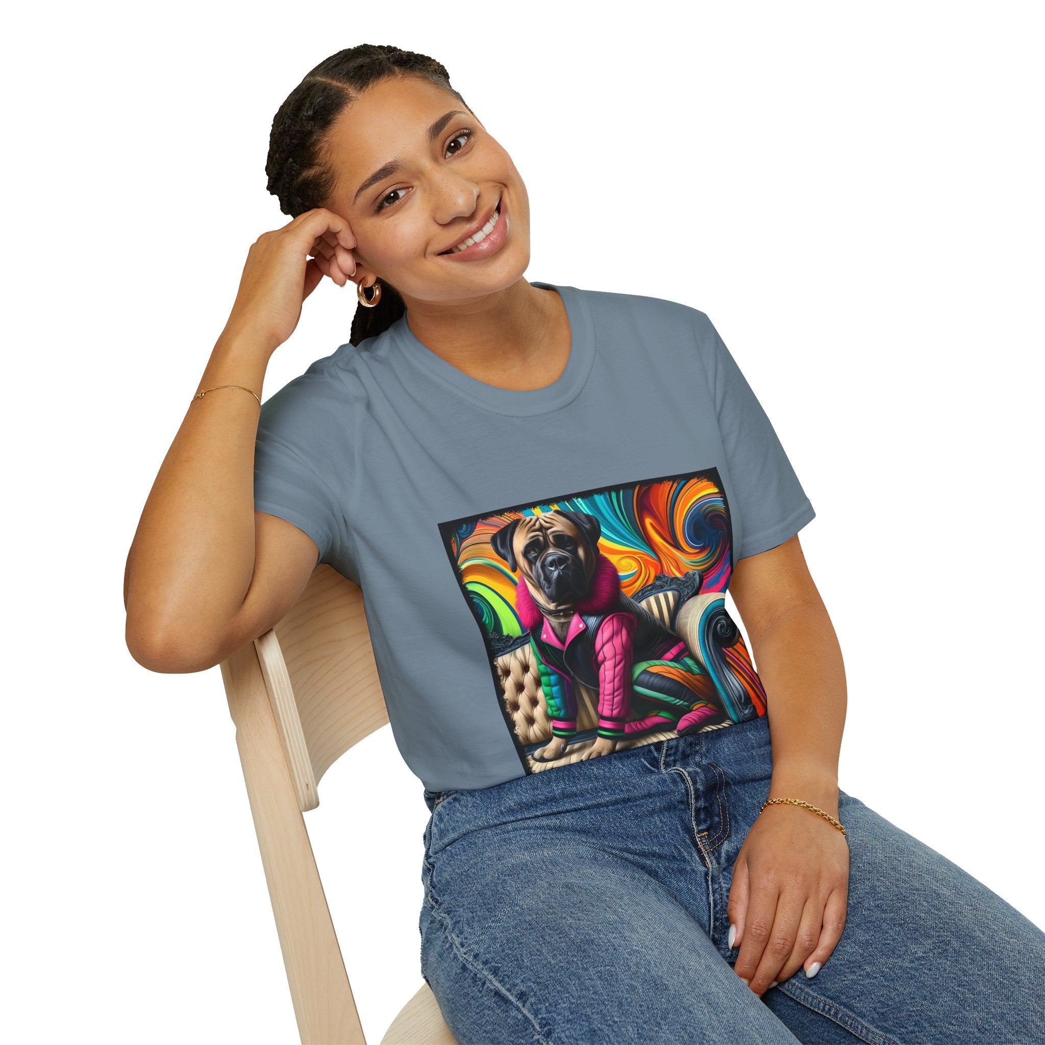 Bullmastiff Bold Rocker | Unisex Dog T-Shirt
