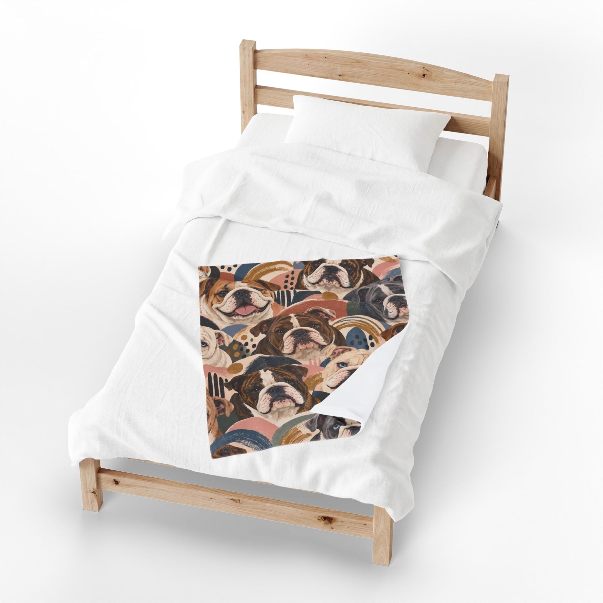 Bulldog Blanket | Mod Squad Dog Lover Gift