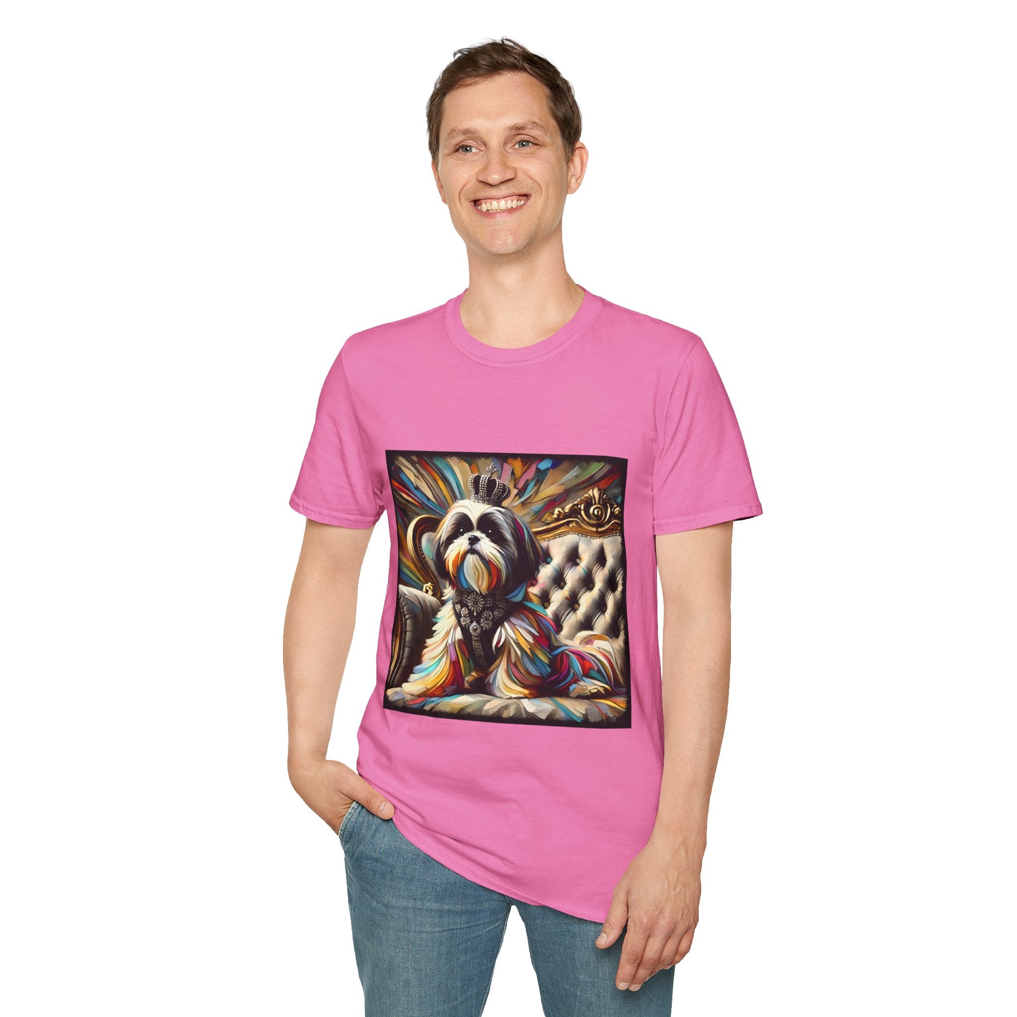 Shih Tzu Diamond Crown Classic | Unisex Dog T-Shirt