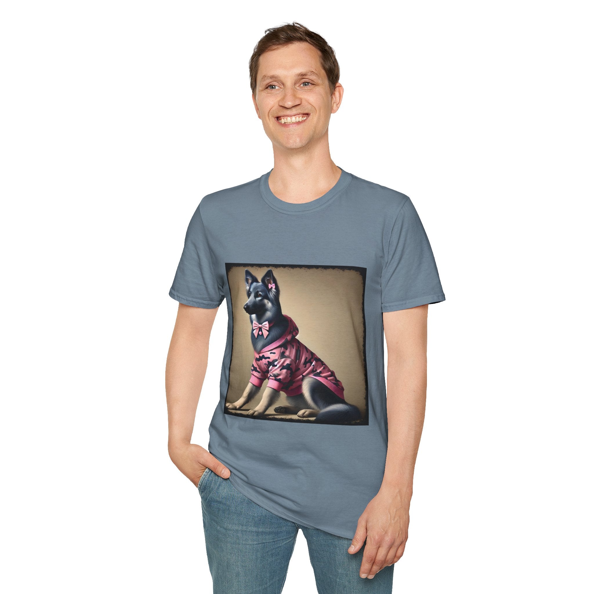German Shepherd Camo Cutie | Unisex Dog T-Shirt