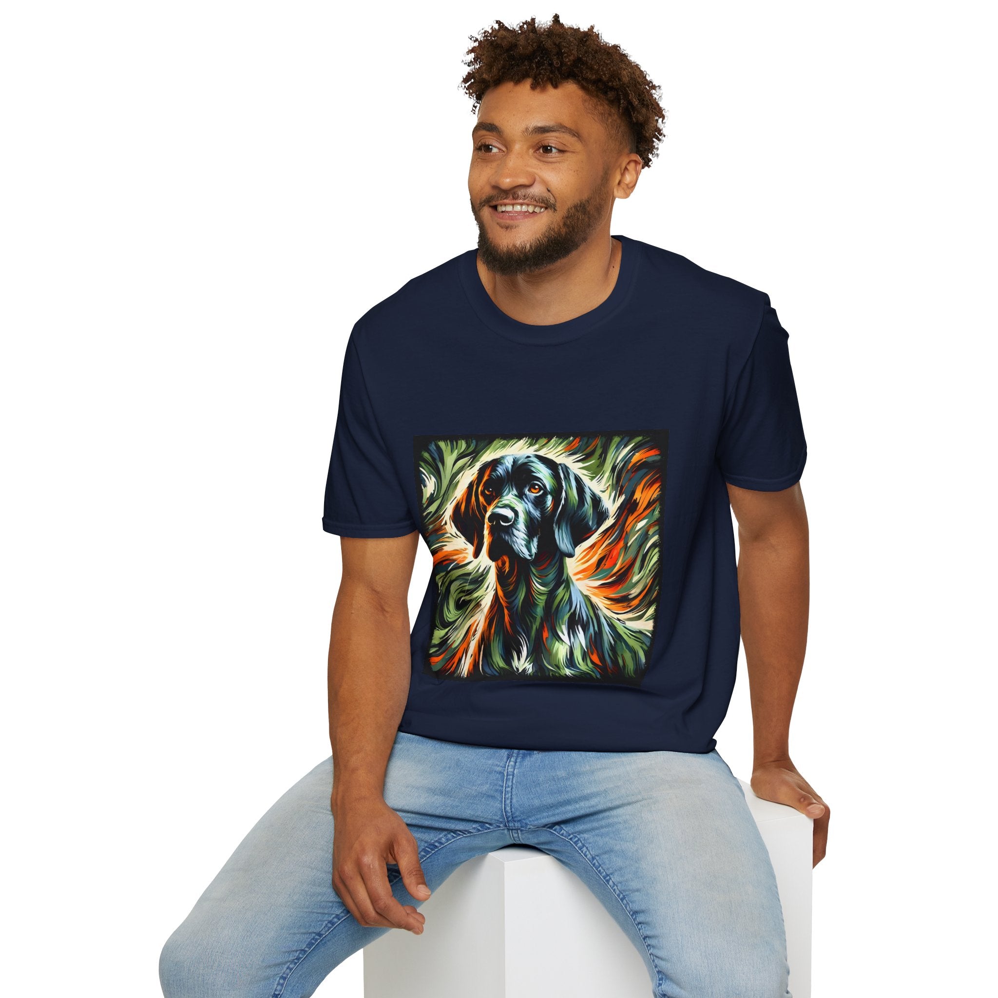 German Shorthaired Pointer Bold Flame Classic | Unisex Dog T-Shirt
