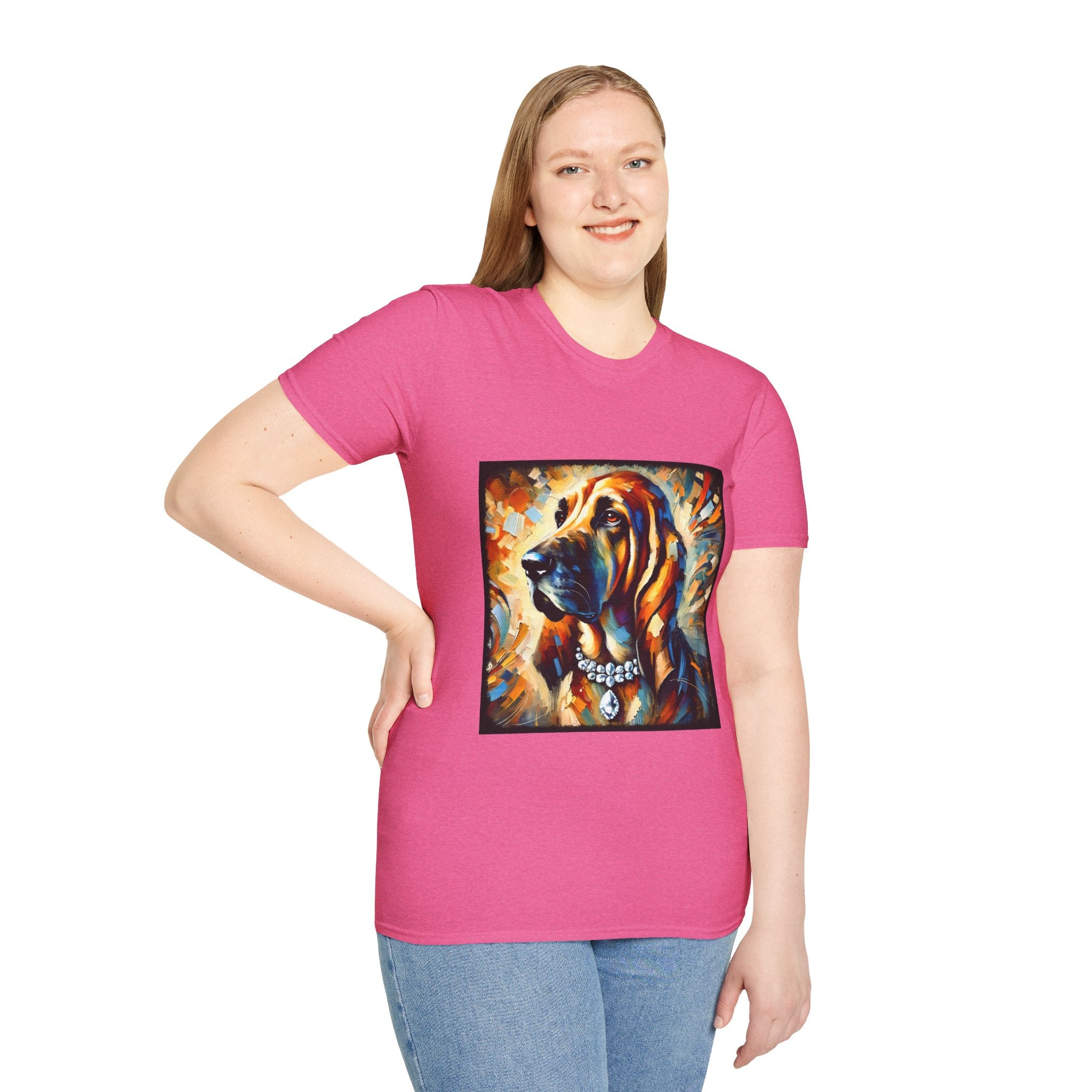 Bloodhound Diamond Bold Classic | Unisex Dog T-Shirt