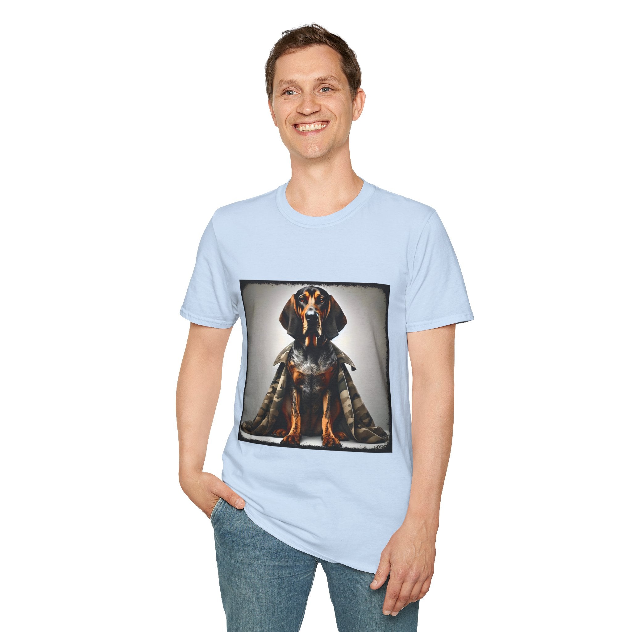 Coonhound Combat Cutie | Unisex Dog T-Shirt
