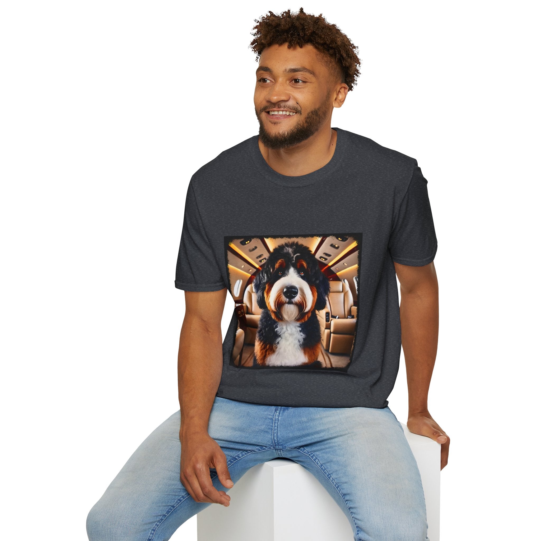 Bernedoodle Luxe Flier | Unisex Dog T-Shirt