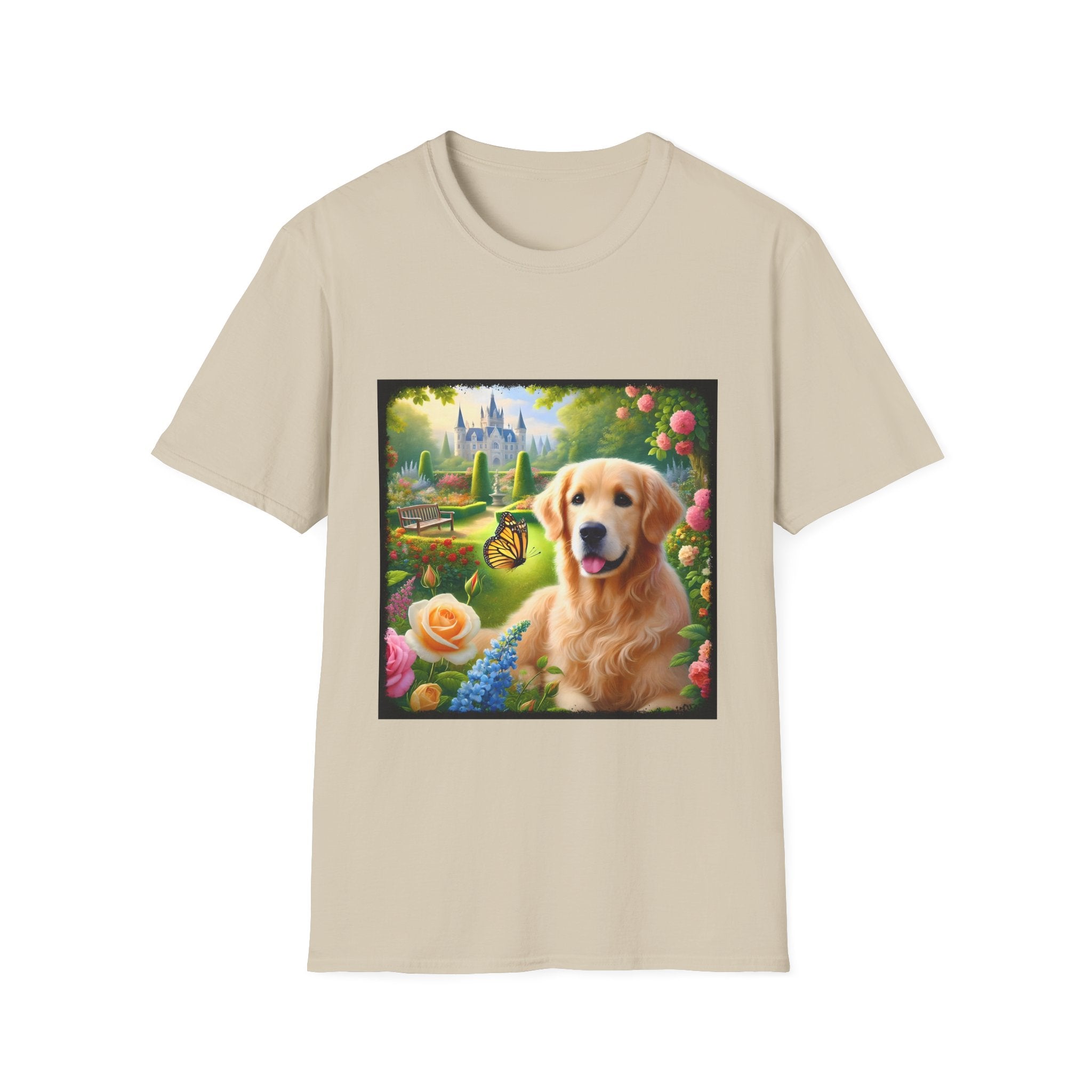 Golden Retriever Shirt | Garden Delight Dog Lover Tee
