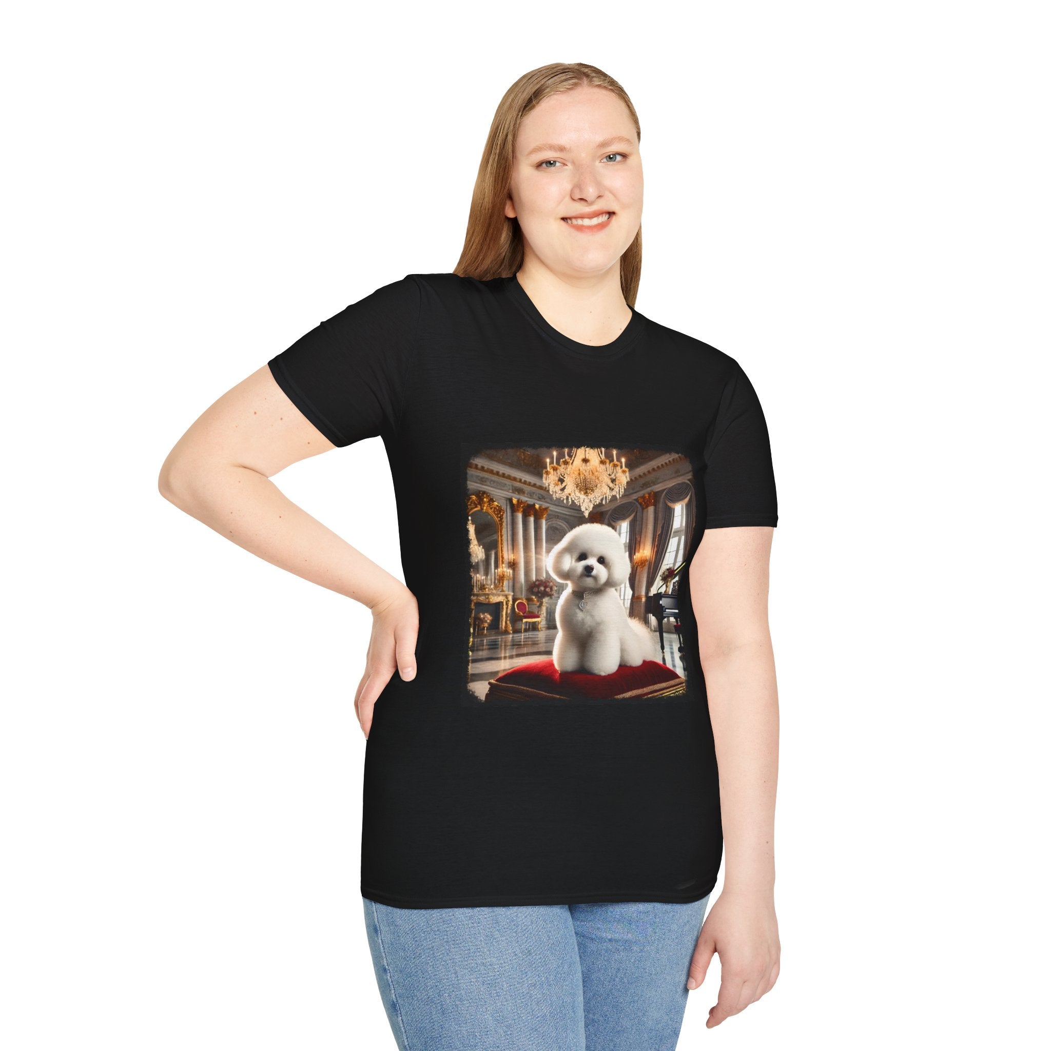 Bichon Frise Billionaire Bark | Unisex Dog T-Shirt