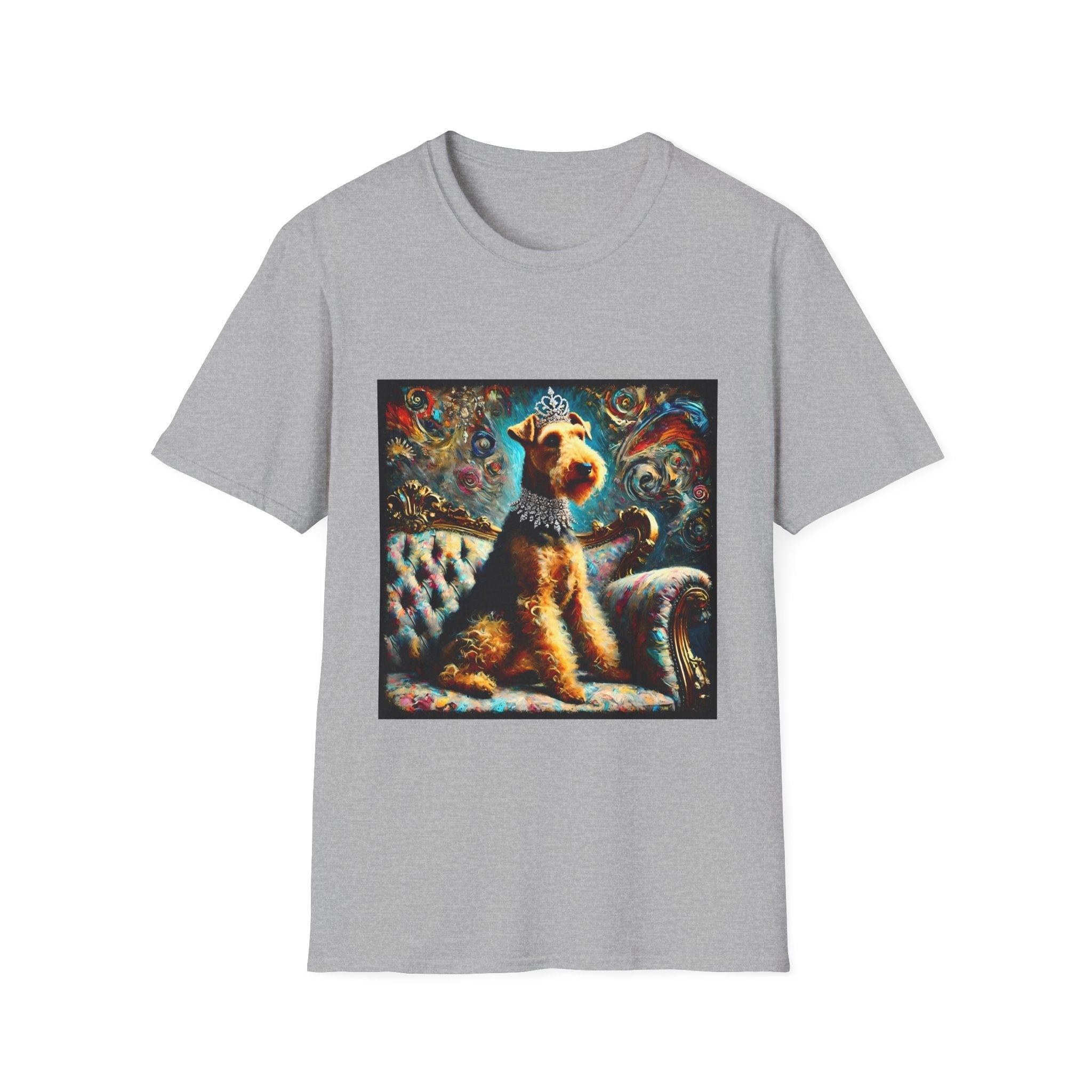 Airedale Terrier Shirt | Diamond Princess Swirl Dog Lover Tee