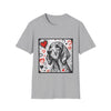 Coonhound Bold Heart Sketch | Unisex Dog T-Shirt