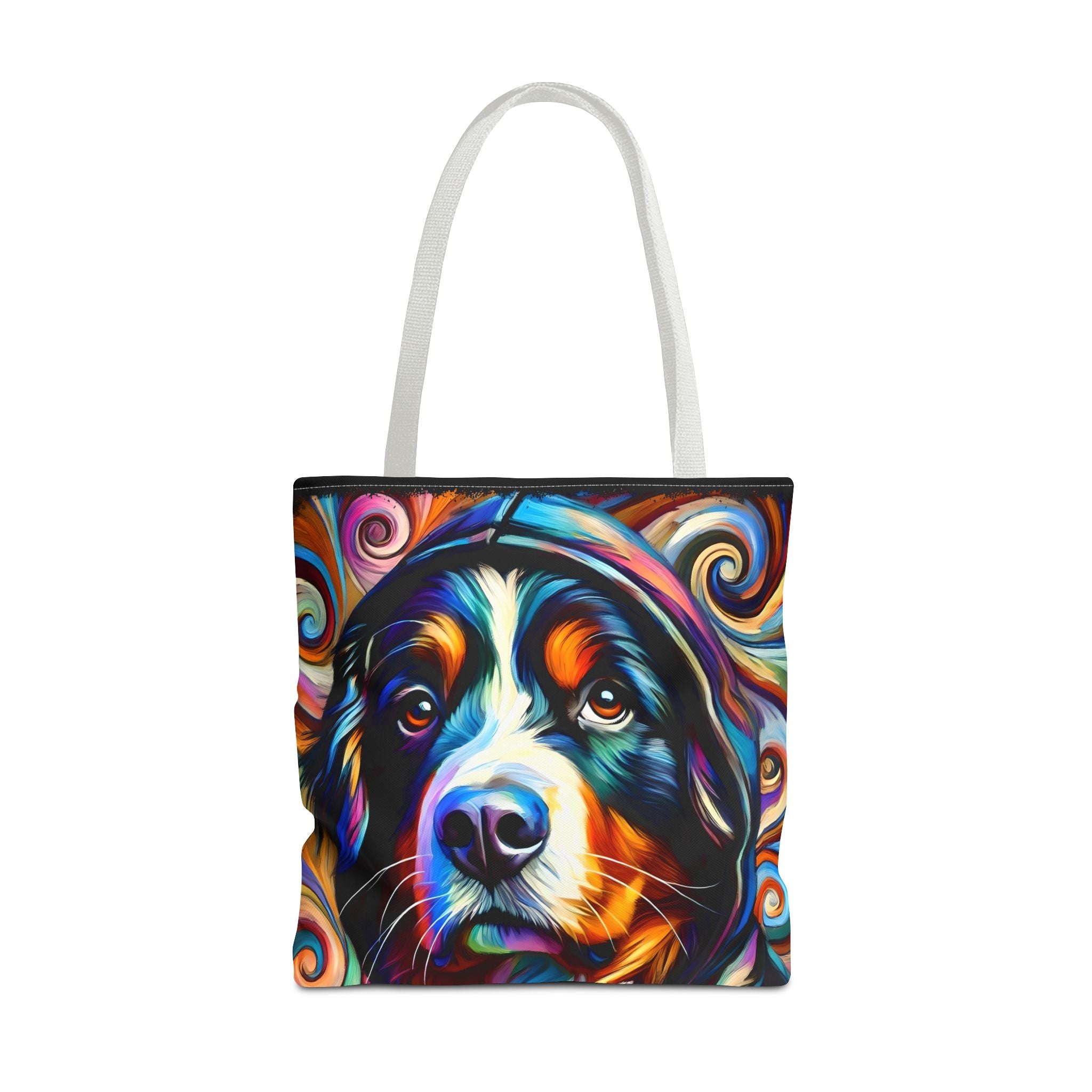 Bernese Mountain Dog Tote Bag | Relaxed Swirl Dog Lover Gift