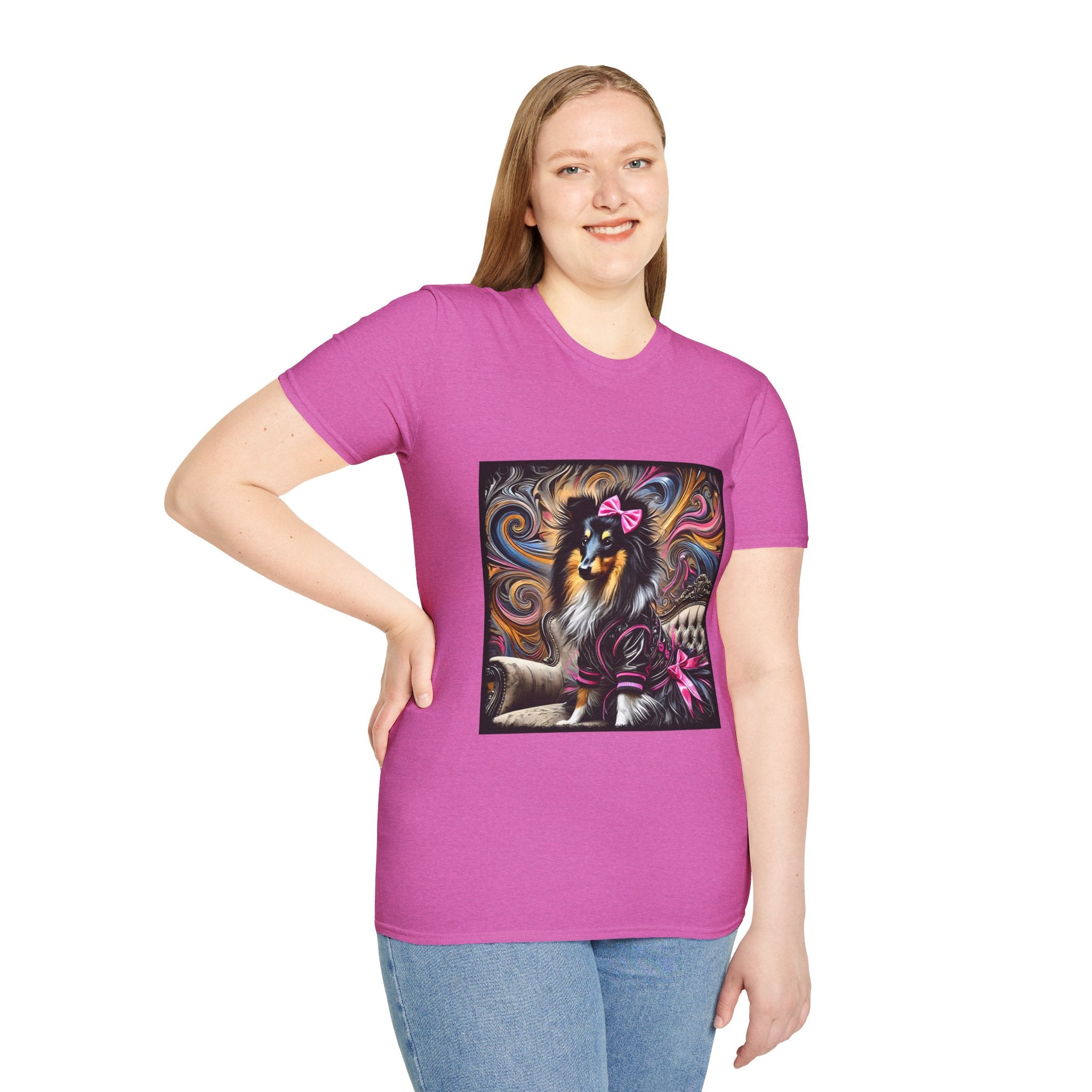 Collie Bold Rocker | Unisex Dog T-Shirt