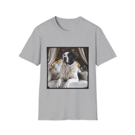 Labrador Retriever Royal Belle design dog lover unisex t-shirt in sport grey