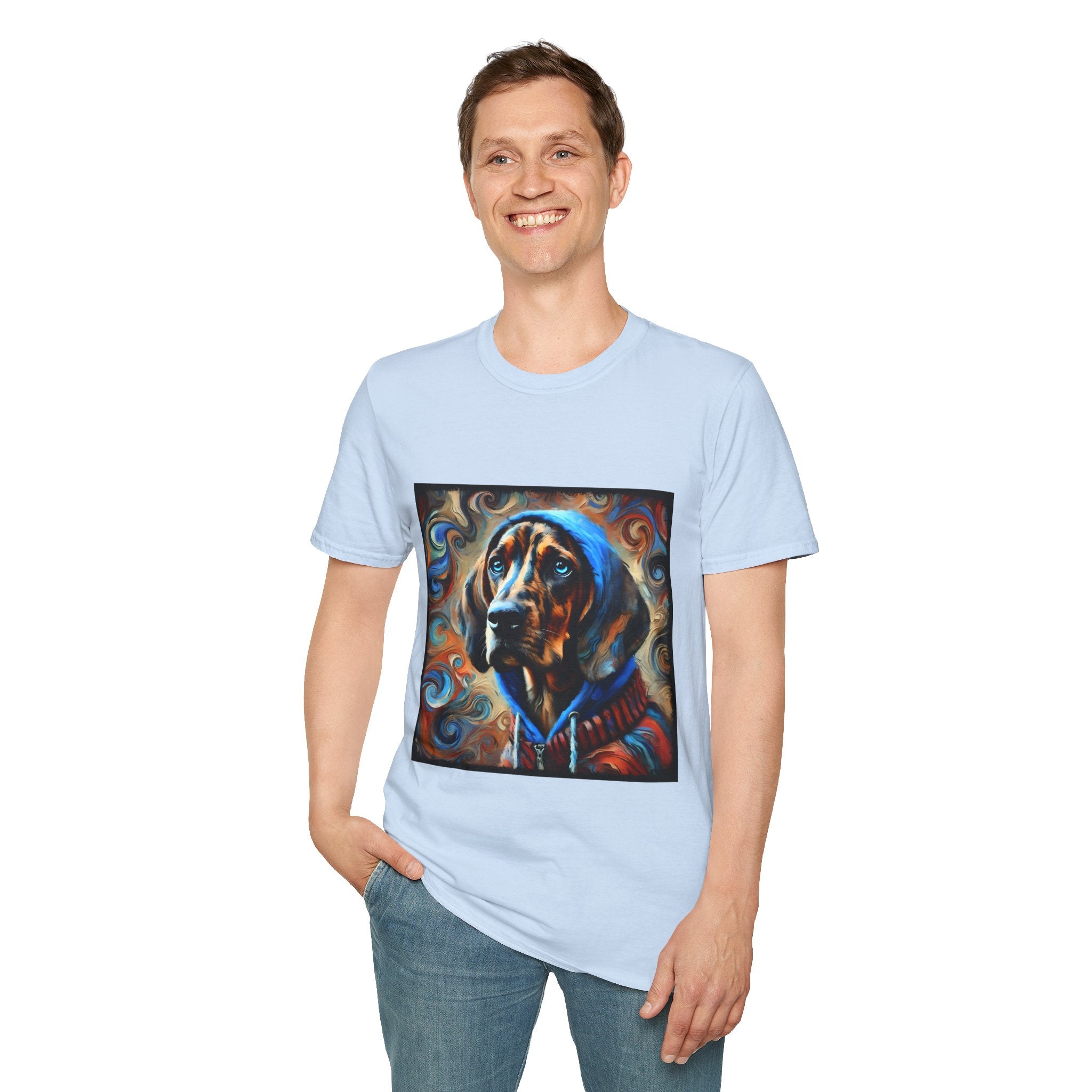 Coonhound Hoodie Swirl | Unisex Dog T-Shirt
