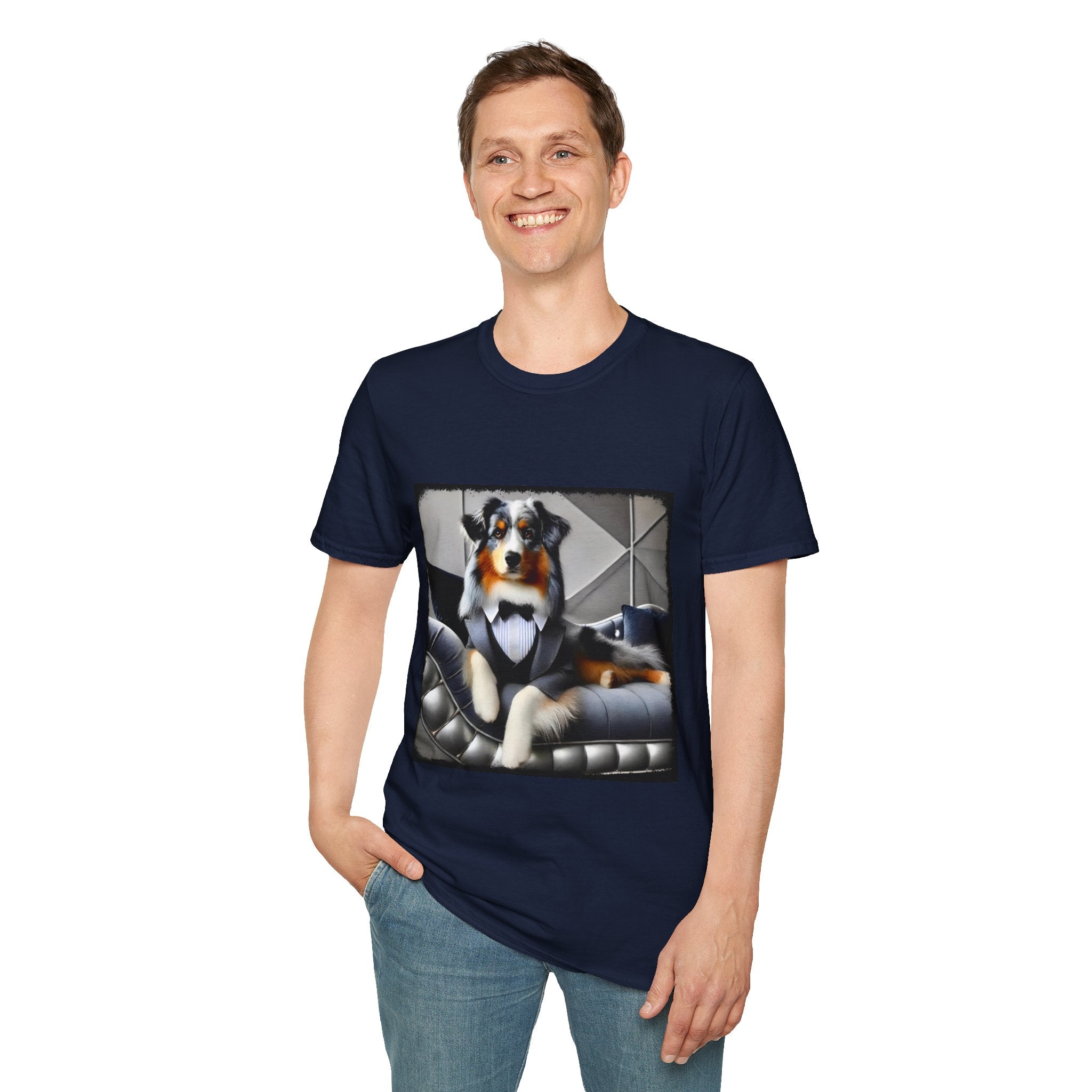 Australian Shepherd Dashing Dawg | Unisex Dog T-Shirt