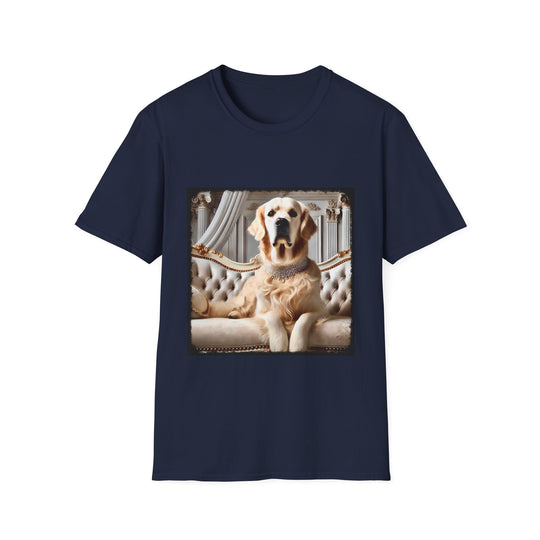 Golden Retriever Supreme Style design dog lover unisex t-shirt in navy