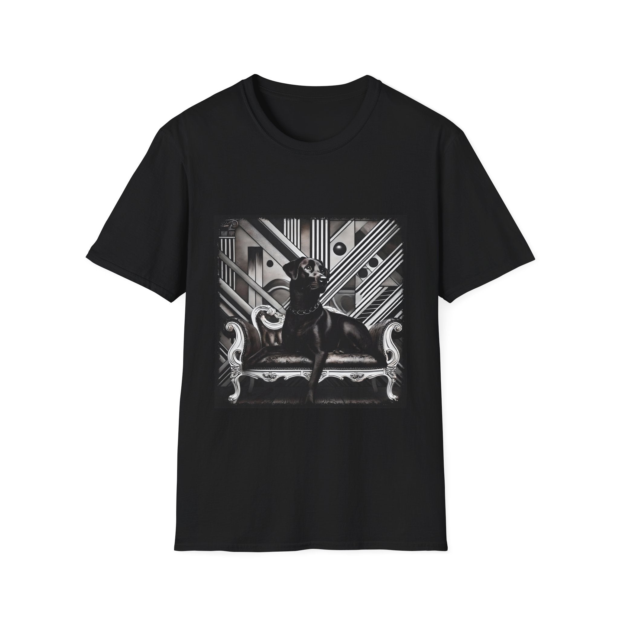 Labrador Retriever B&W Rebel | Unisex Dog T-Shirt