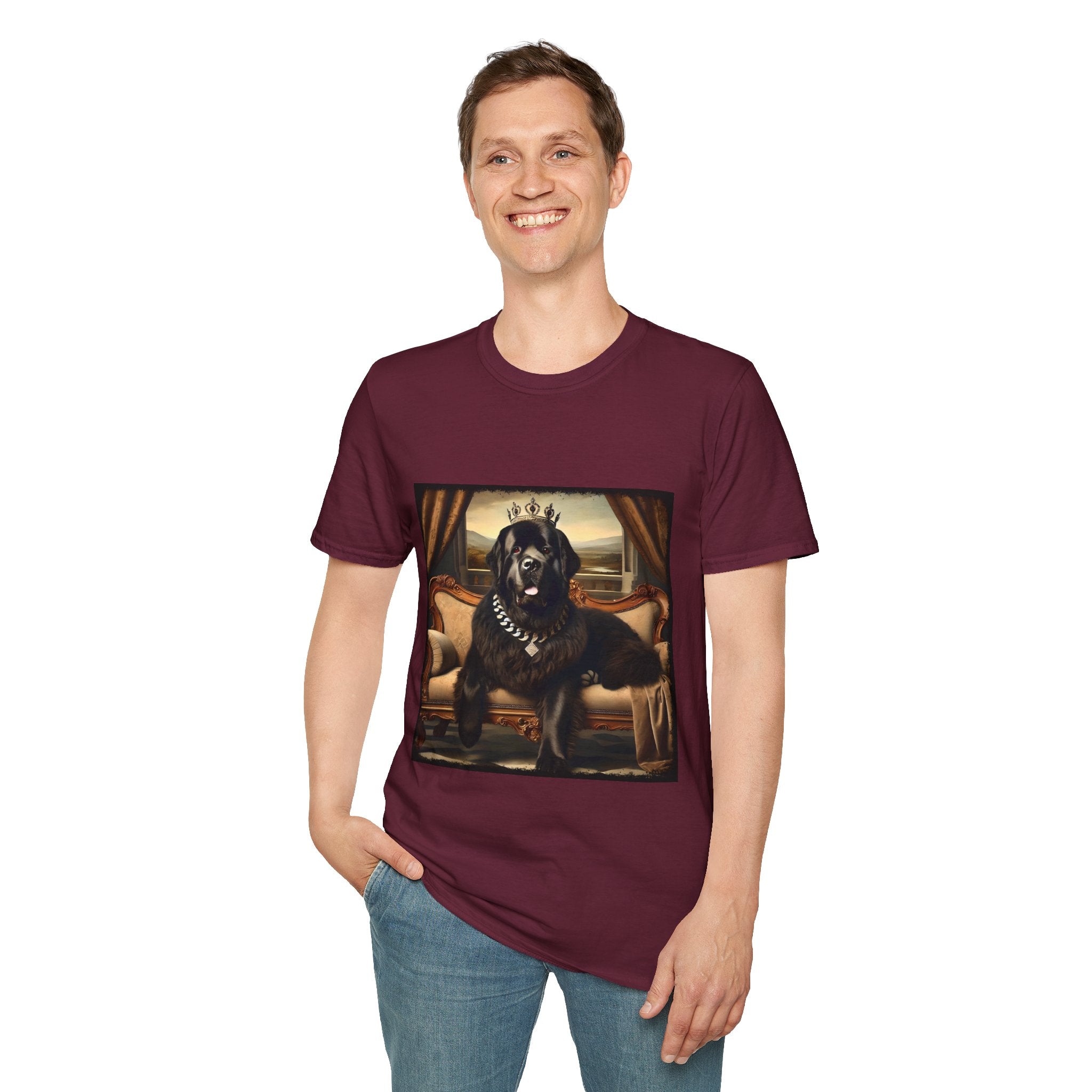 Newfoundland Posh Prince | Unisex Dog T-Shirt