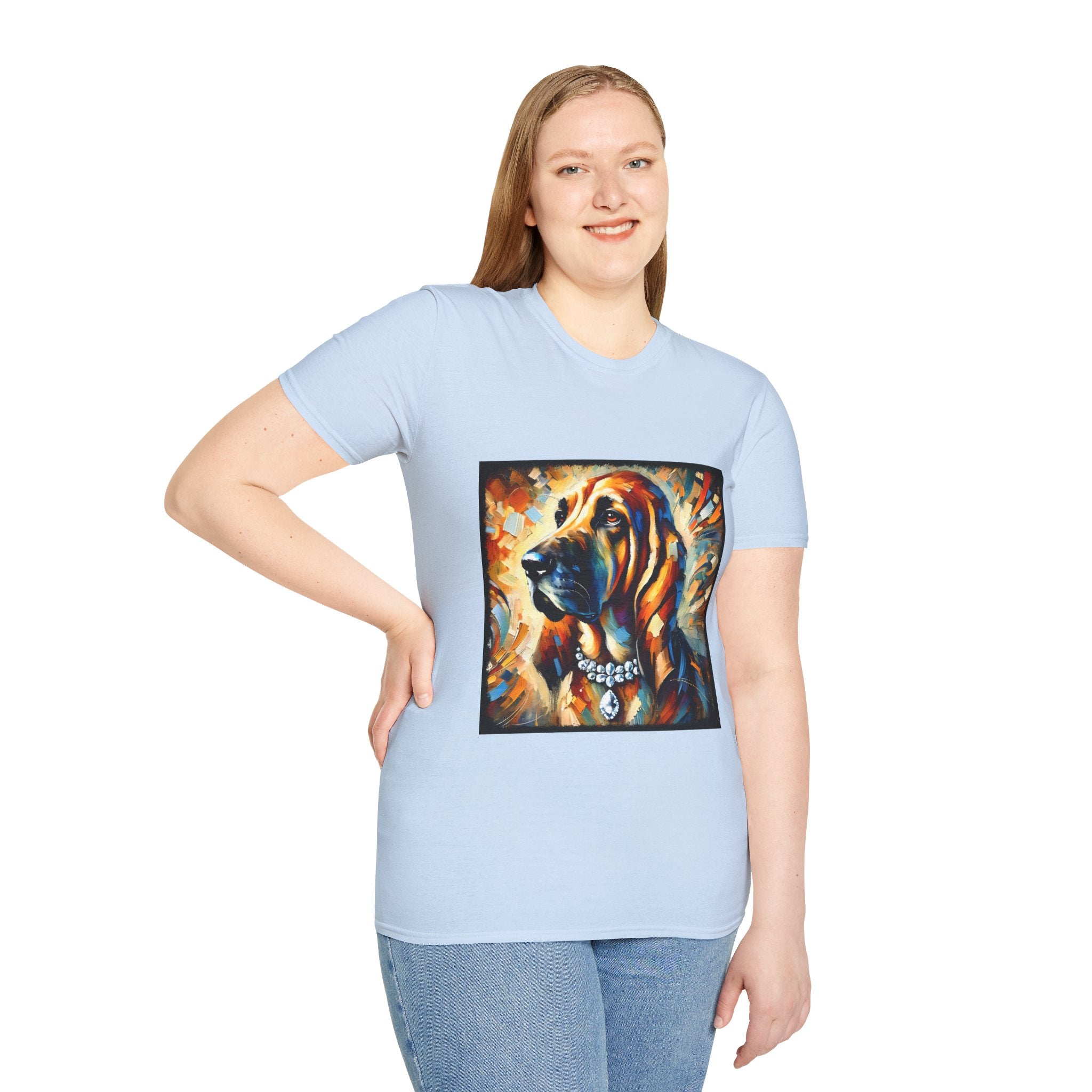 Bloodhound Diamond Bold Classic | Unisex Dog T-Shirt