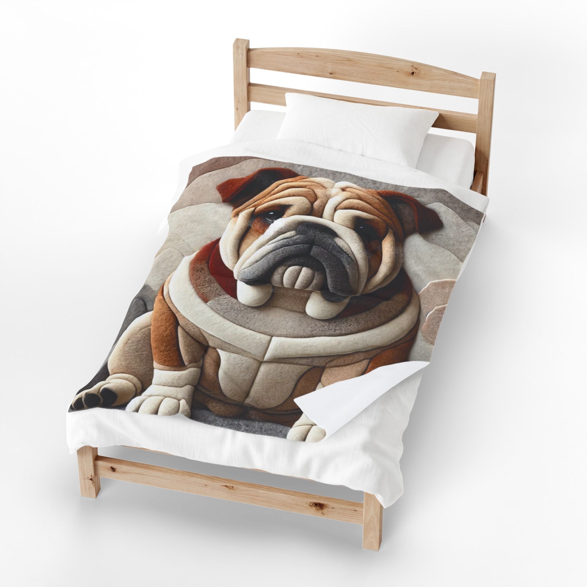 Bulldog Blanket | Cuddle Buddy Dog Lover Gift